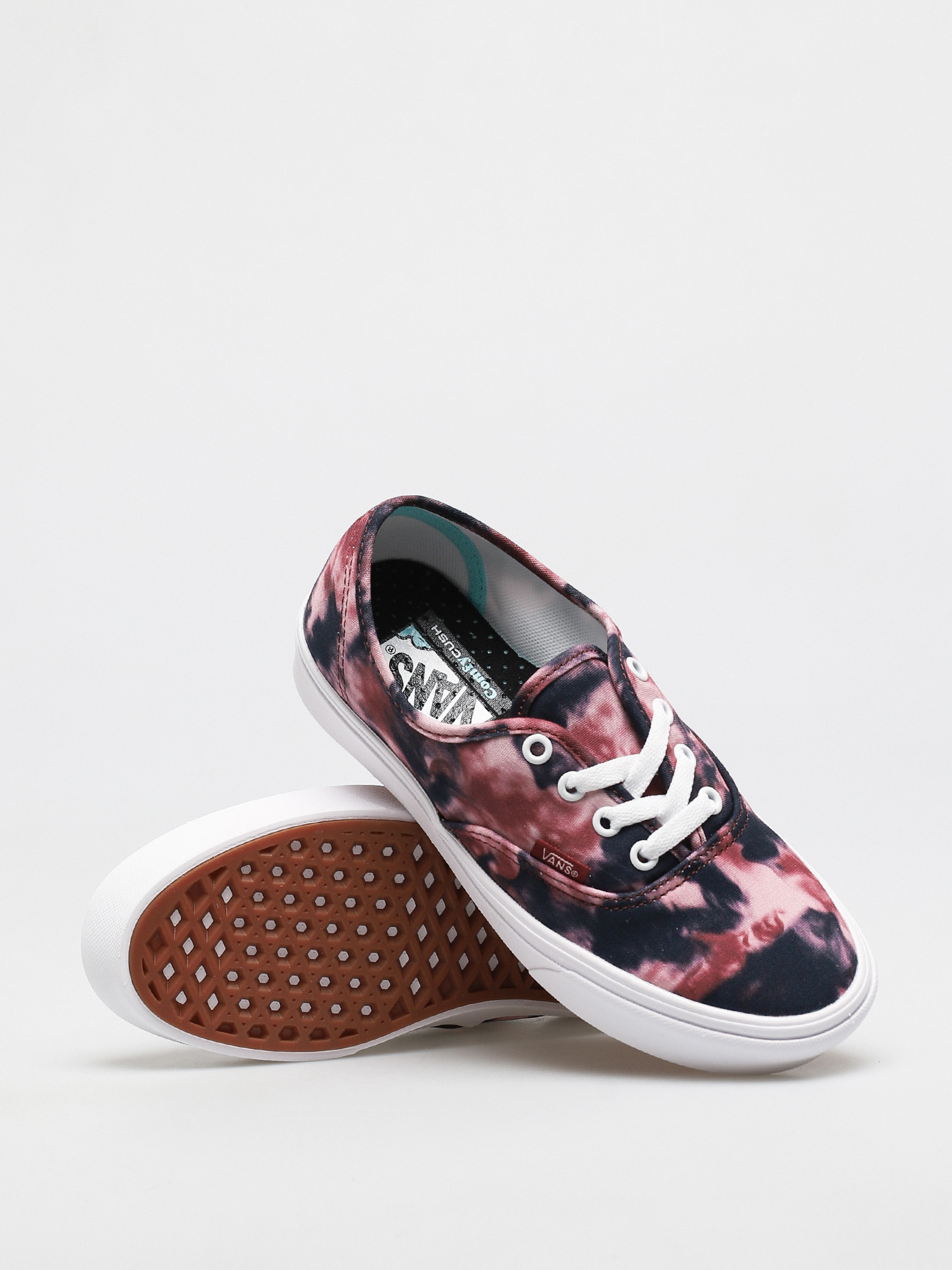 Vans Comfycush Authentic Shoes (grunge wash/multi/tiedye)