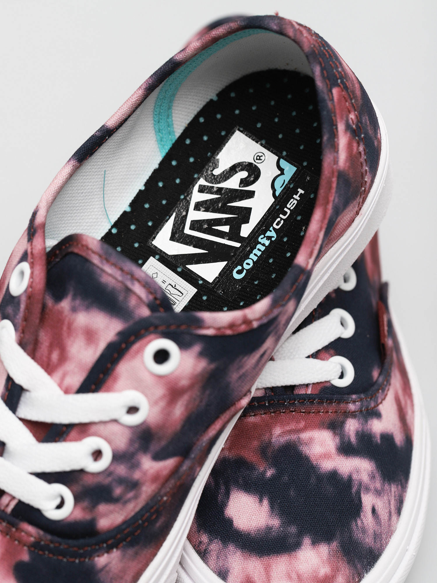 Vans Comfycush Authentic Shoes (grunge wash/multi/tiedye)
