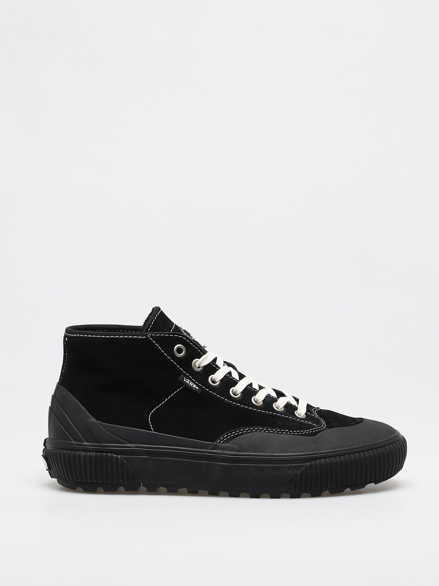 Vans Mid MTE 1 Black/Black Suede Shoes 500714 Men\'s Size 7 Women\'s Size 8.5. RARE! Vans Suede Destruct Mid MTE-1 Sneakers | Mercari main image 3