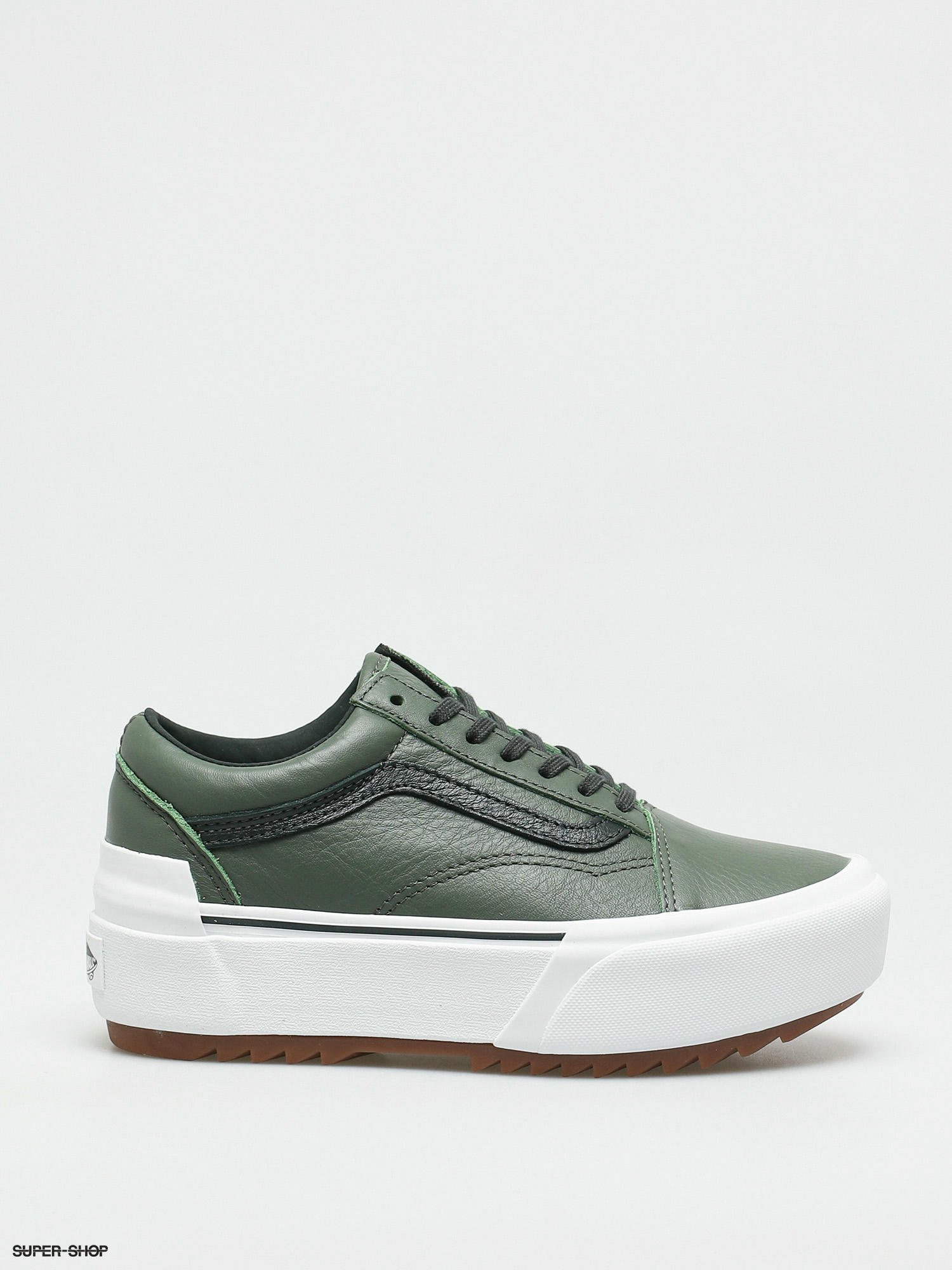 vans old skool high top green