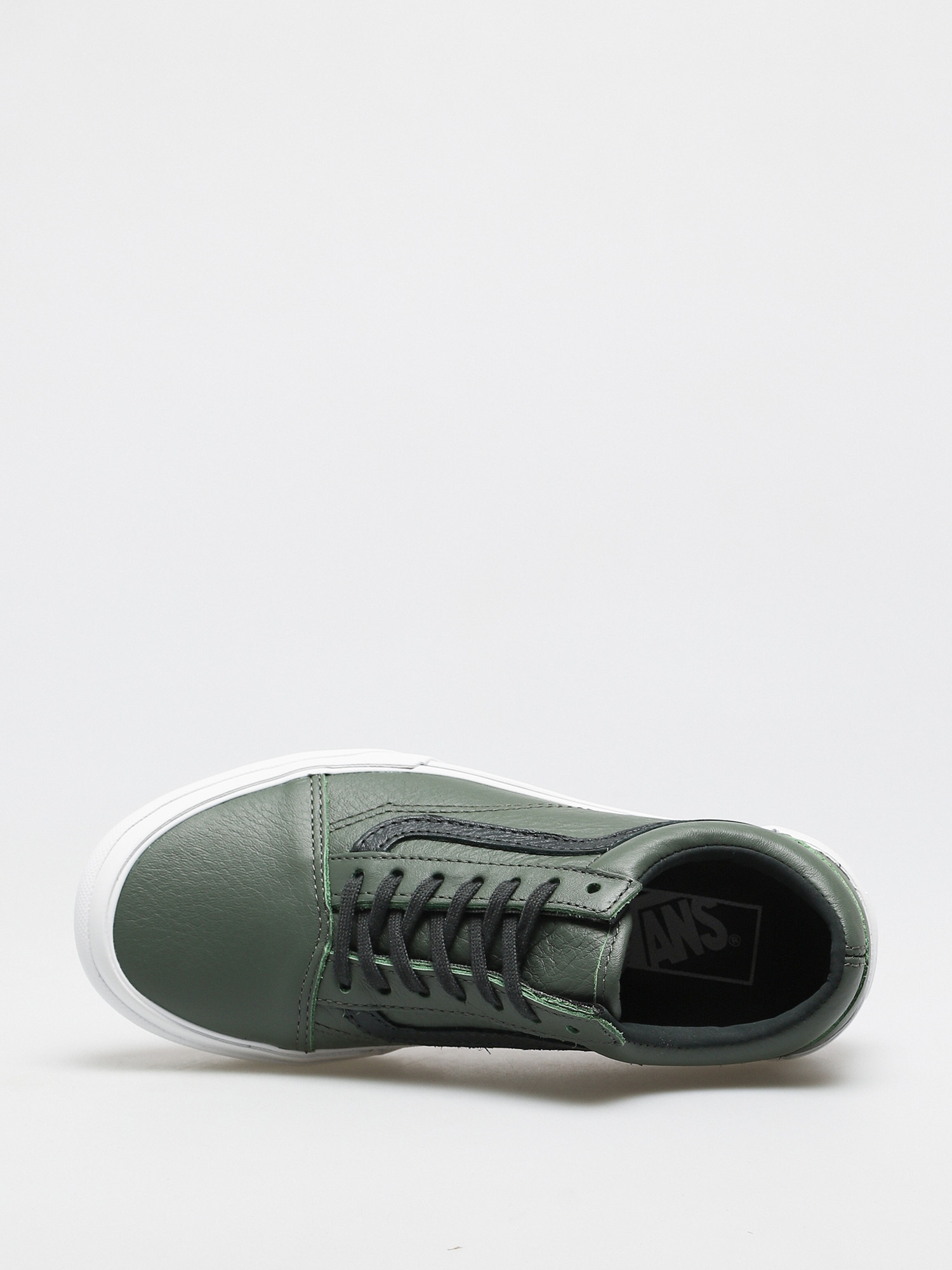 Vans Old Skool Stacked Shoes (tumbled lthr/thyme/trwht)