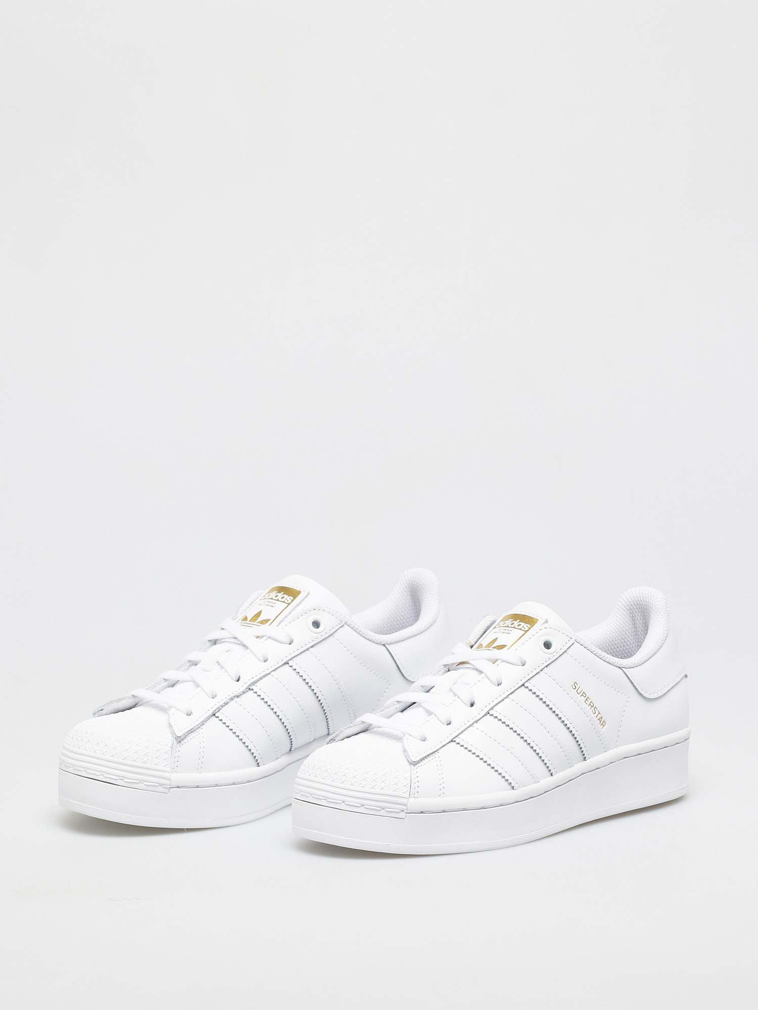 adidas Originals Superstar Bold Shoes Wmn (ftwwht/ftwwht/goldmt)