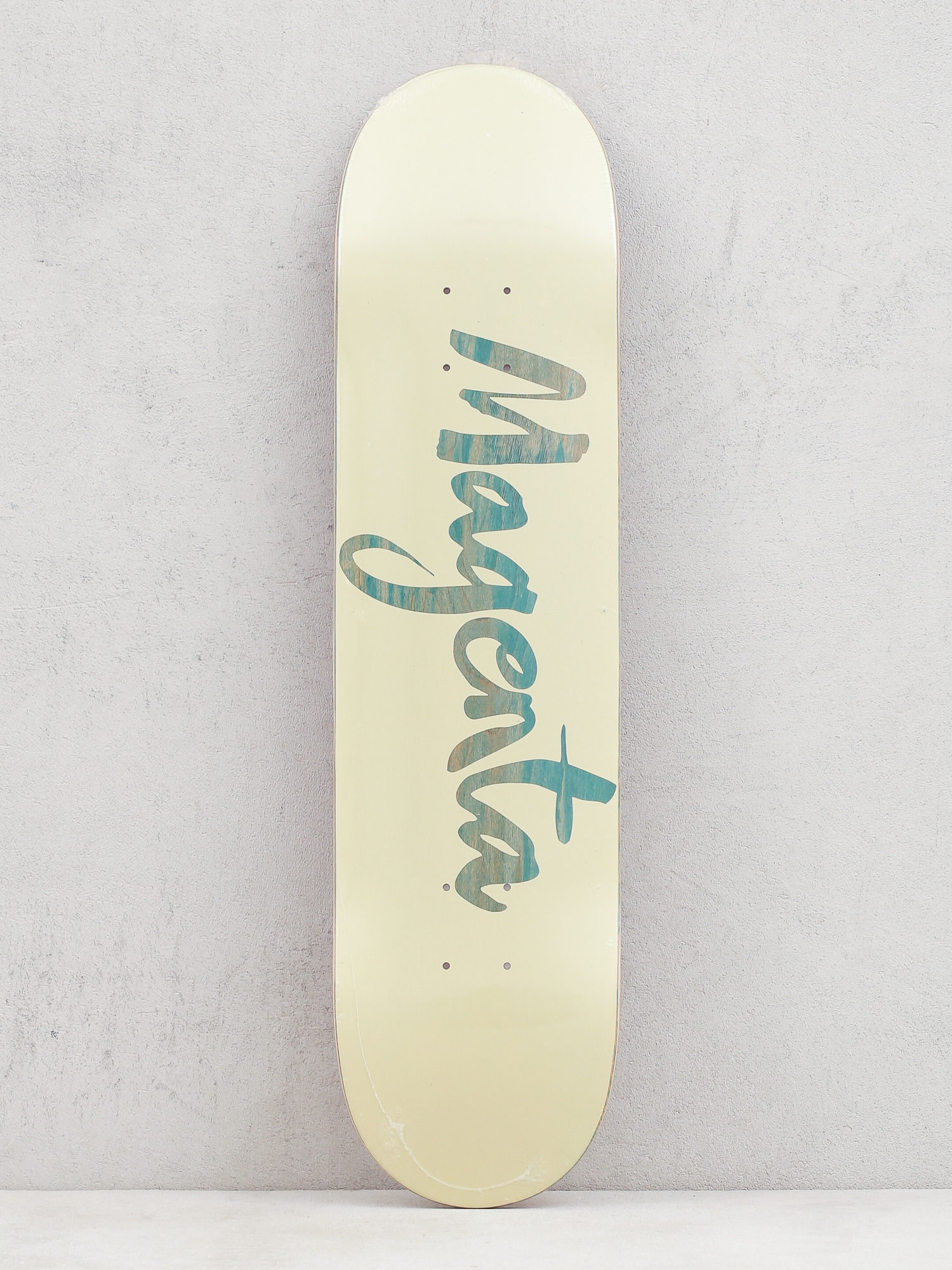 Magenta Brush Team Board Deck (beige/teal)