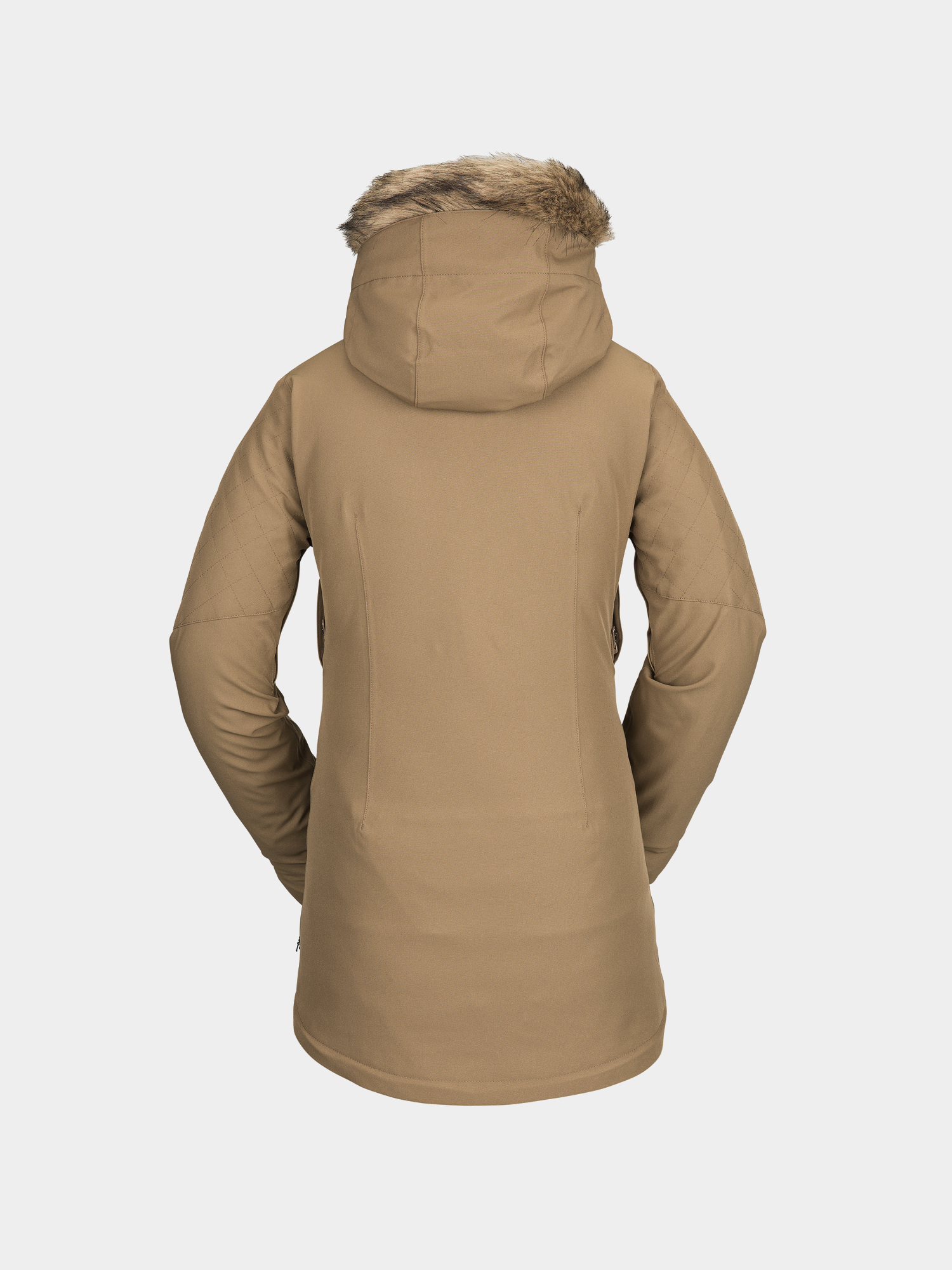 Womens Volcom Shadow Ins Snowboard jacket (coffee)
