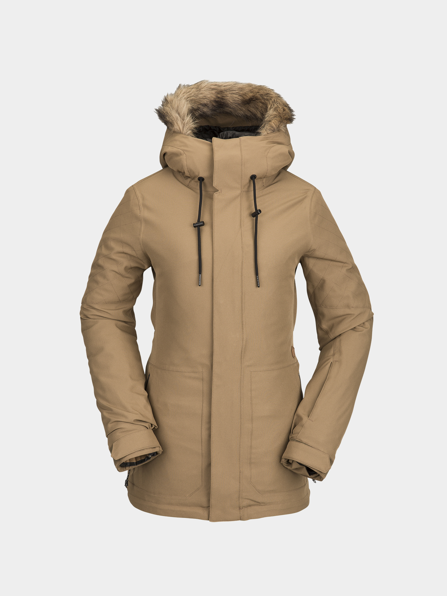 Womens Volcom Shadow Ins Snowboard jacket (coffee)