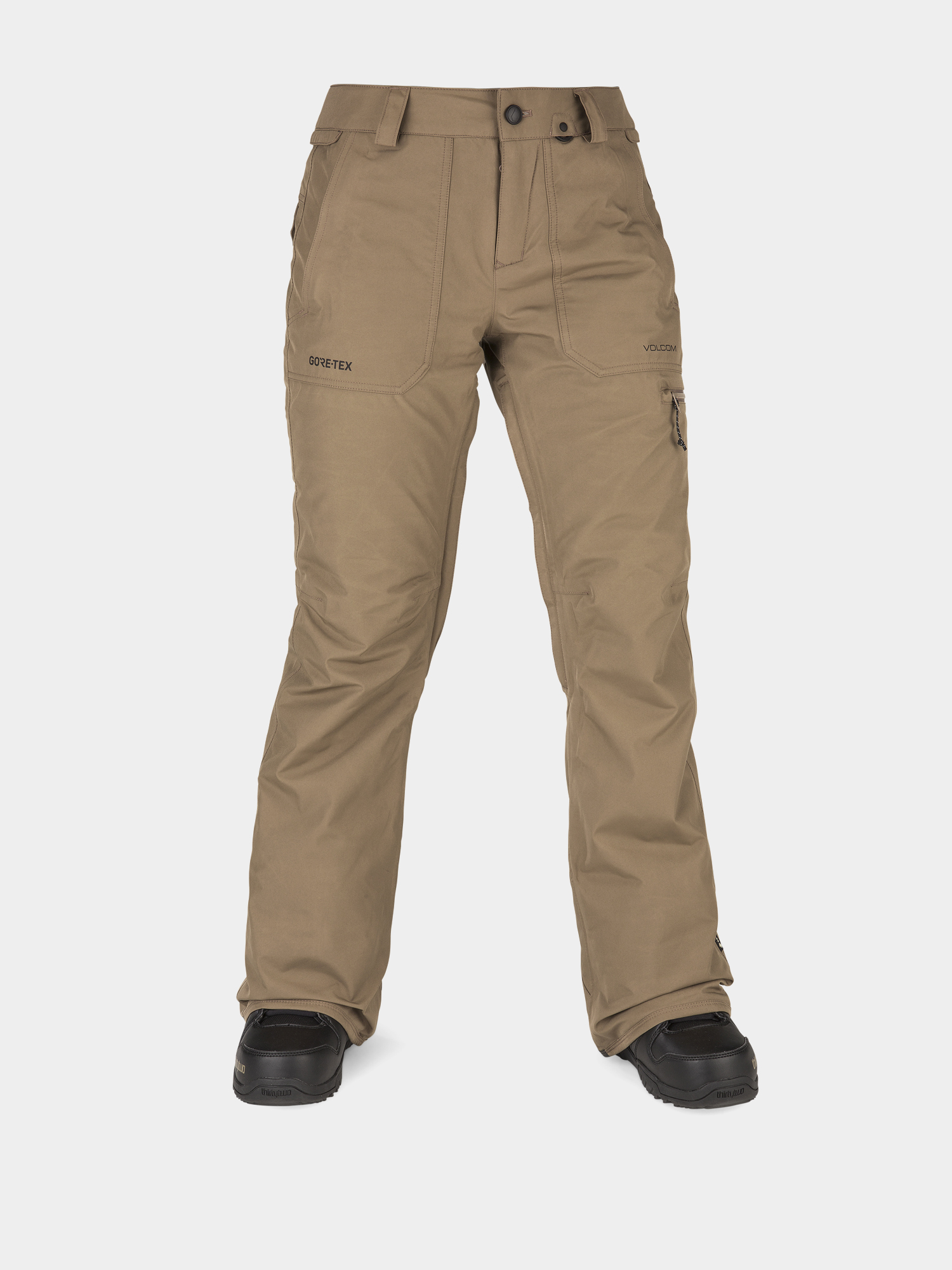 Womens Volcom Knox Ins Gore Tex Snowboard pants (coffee)