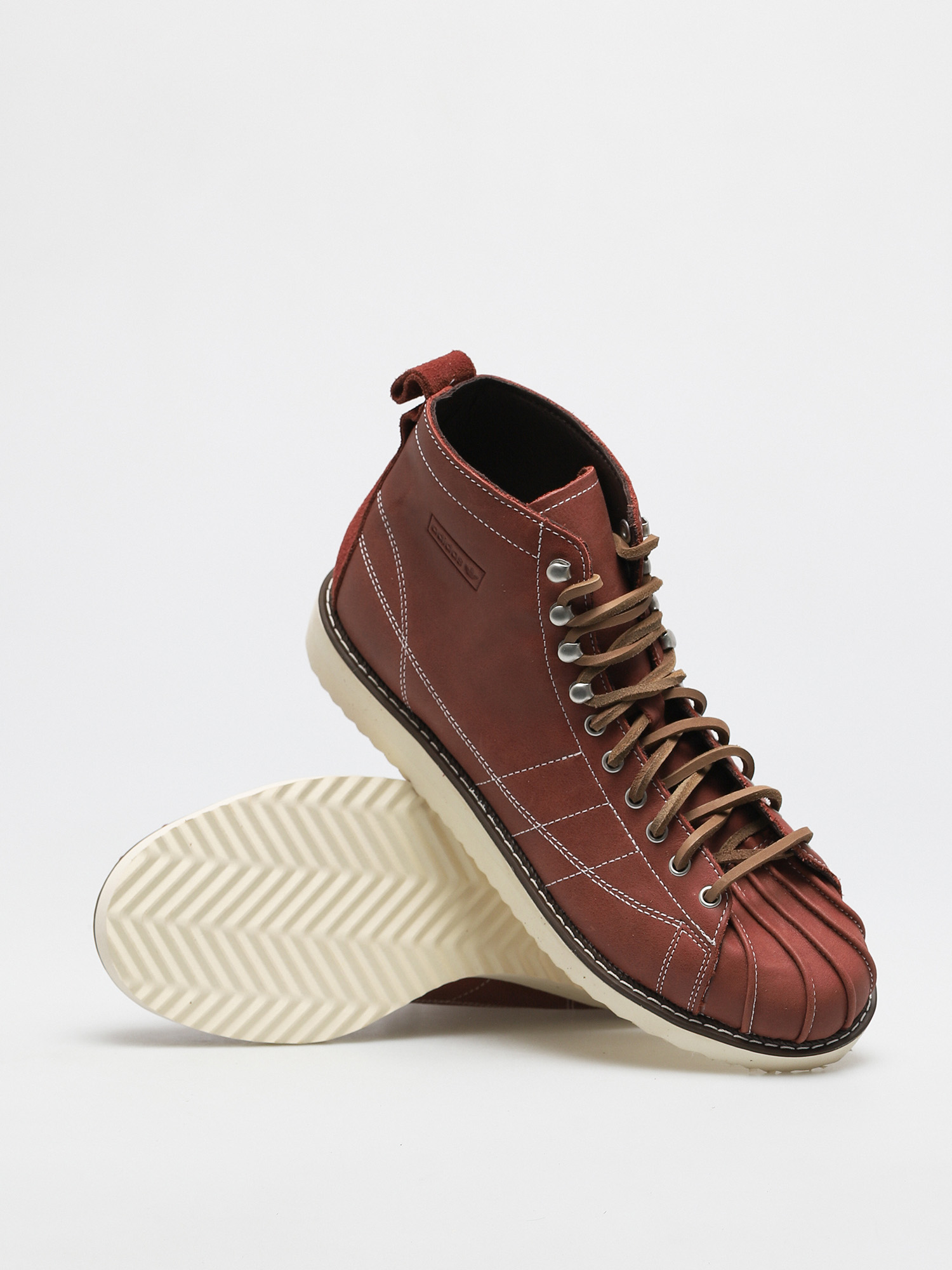 adidas Originals Superstar Boot Shoes (wilsep/owhite/brown)