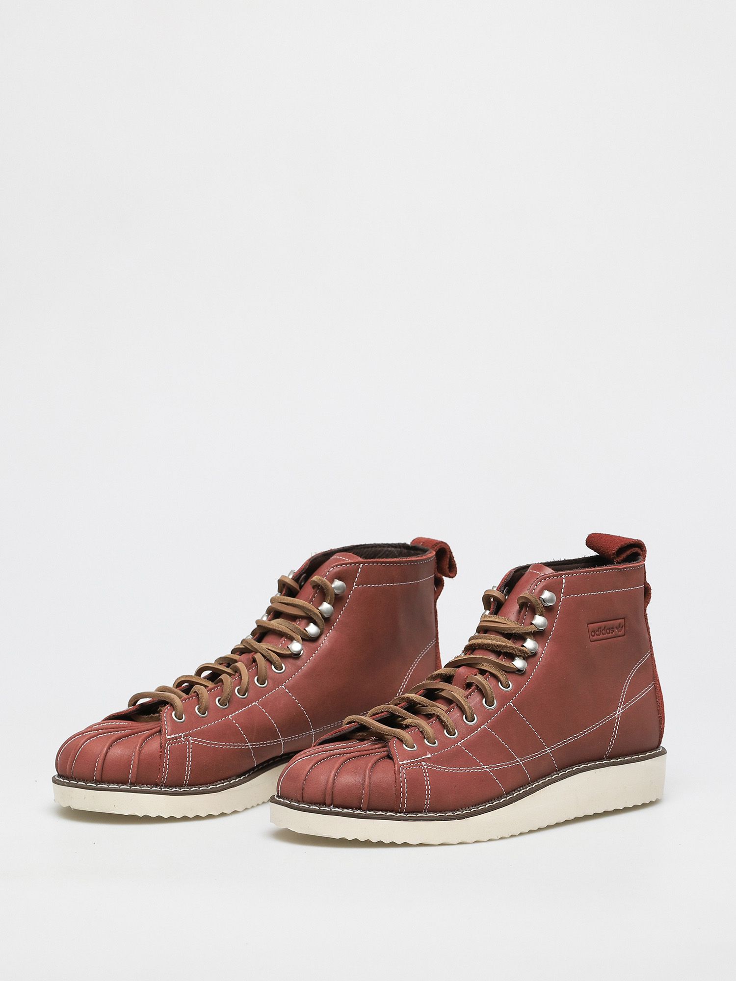 adidas Originals Superstar Boot Shoes (wilsep/owhite/brown)