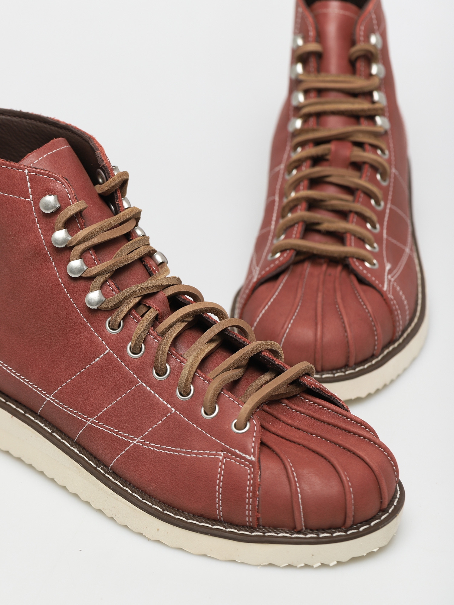 adidas Originals Superstar Boot Shoes (wilsep/owhite/brown)