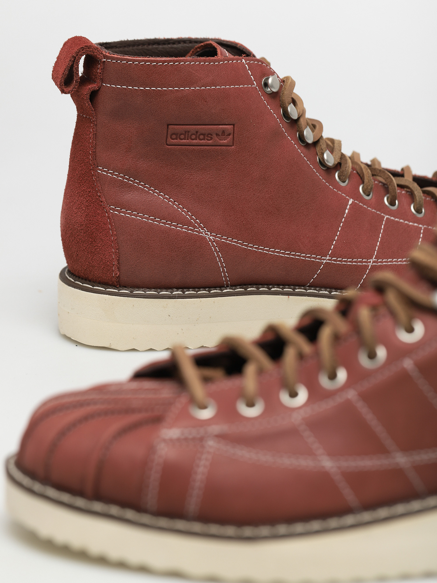 adidas Originals Superstar Boot Shoes (wilsep/owhite/brown)