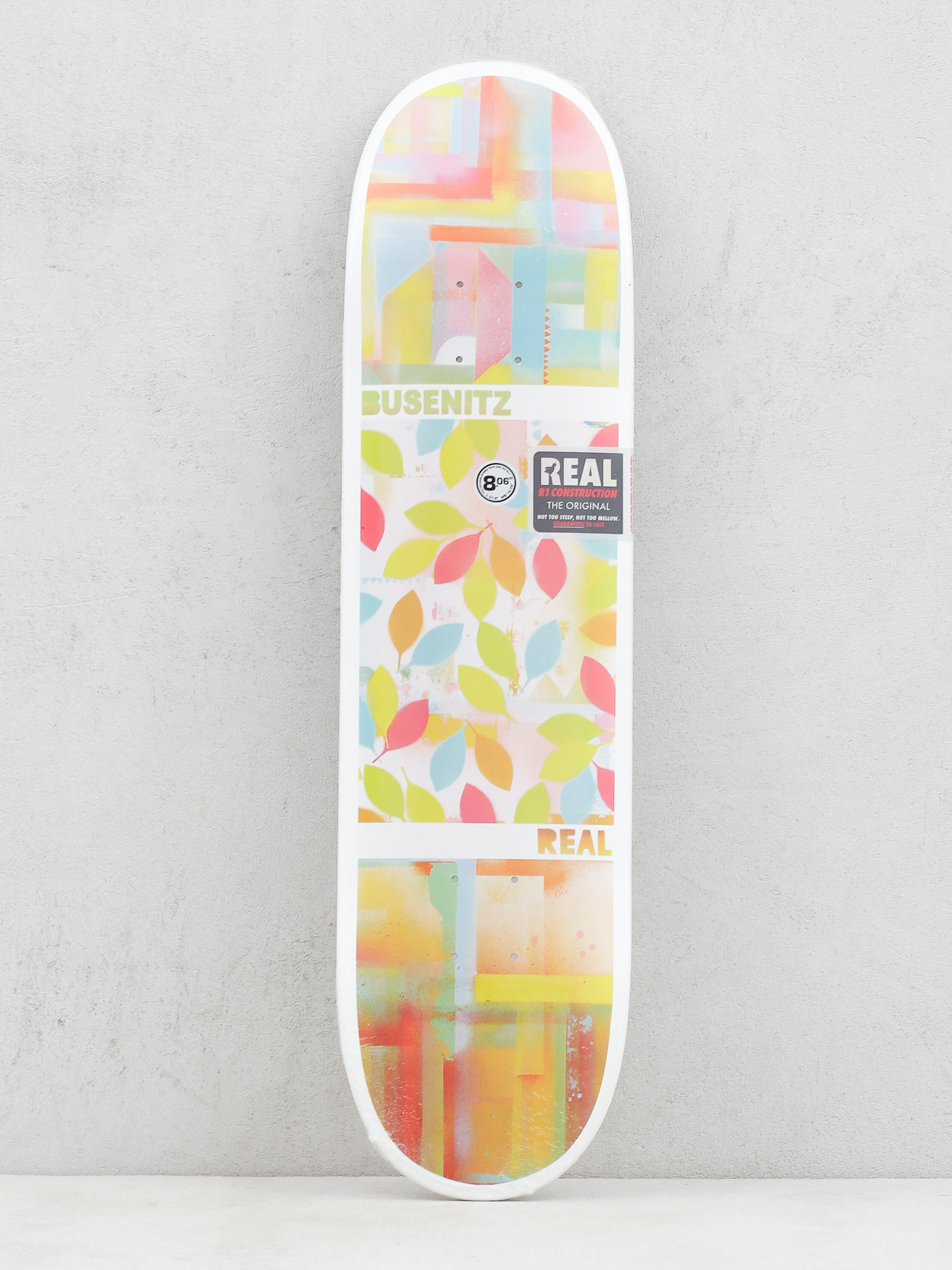 Real Busenitz Acrylics Deck (white/multi)