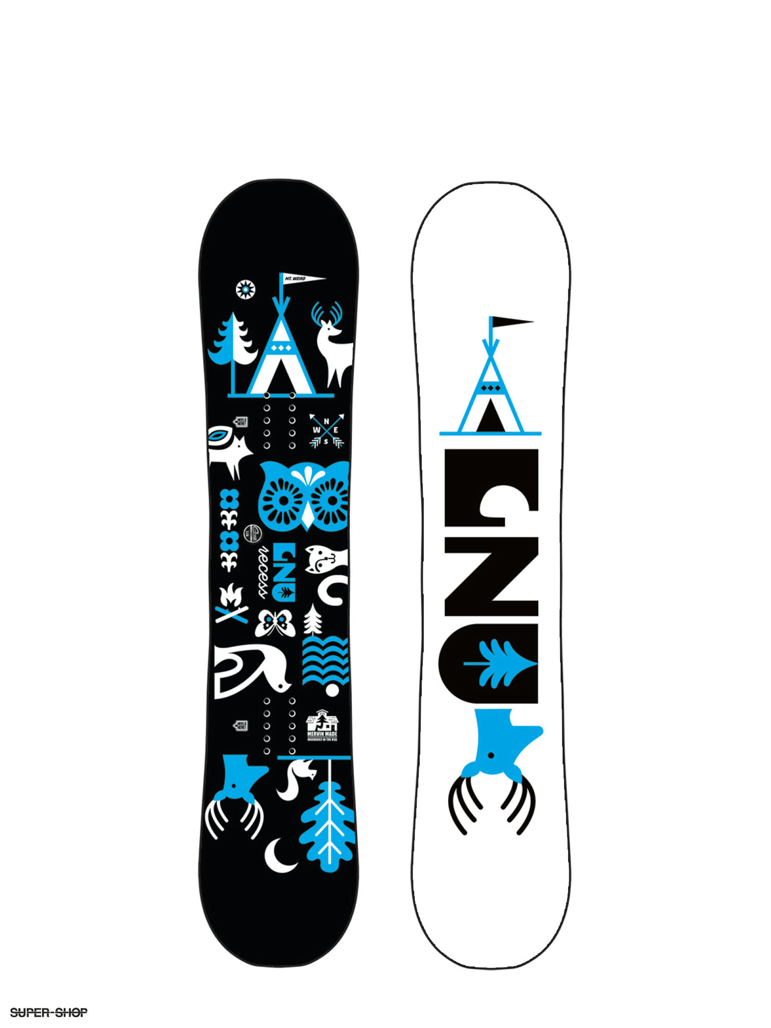 mervin gnu snowboard