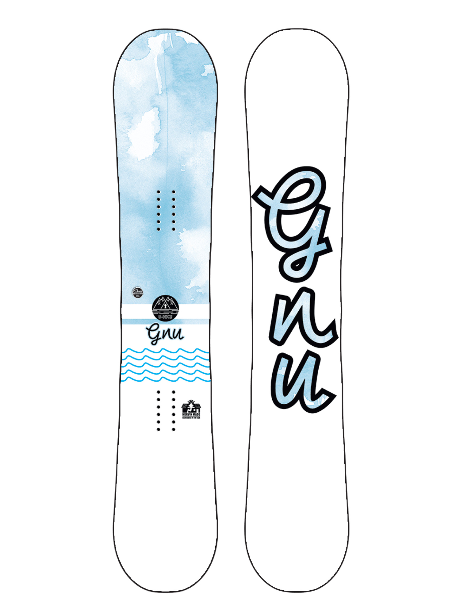 Damen Gnu B Nice Snowboard 