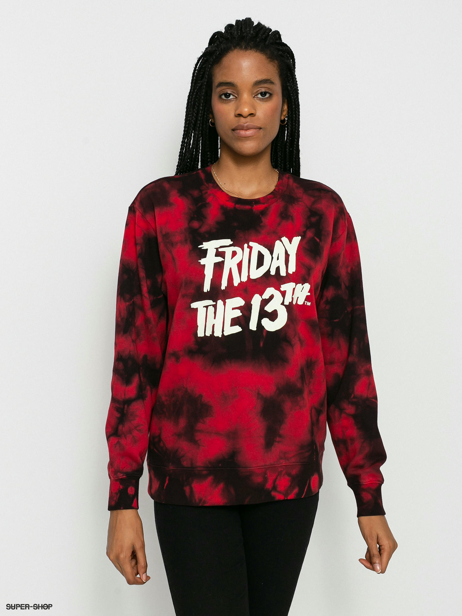 Red vans shop sweatshirt