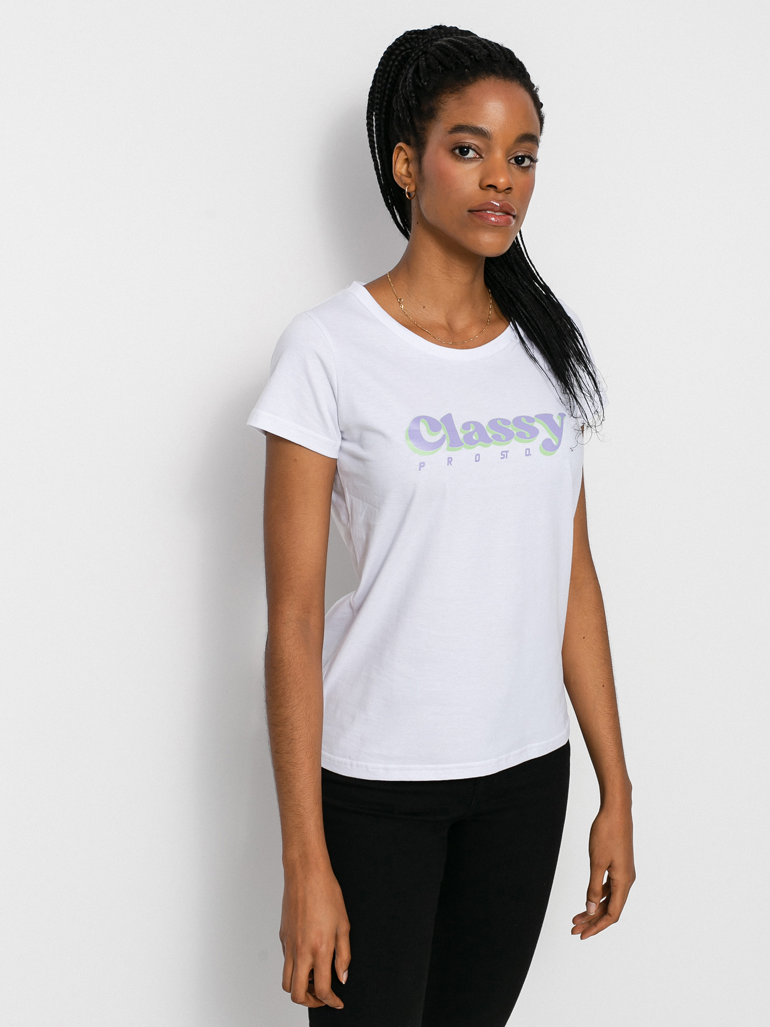 Prosto Traffi T-shirt Wmn (white)