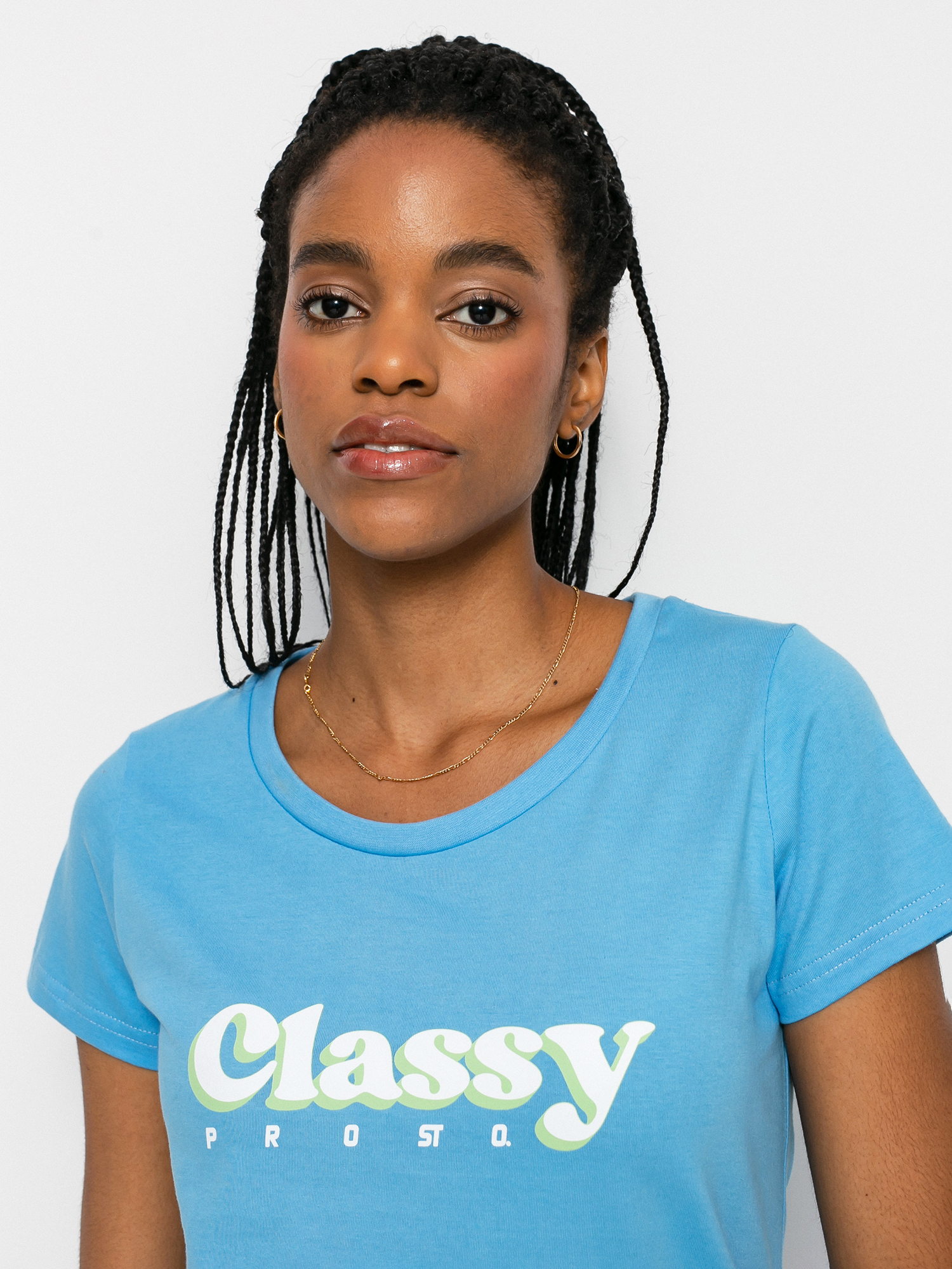 Prosto Traffi T-shirt Wmn (soft blue)