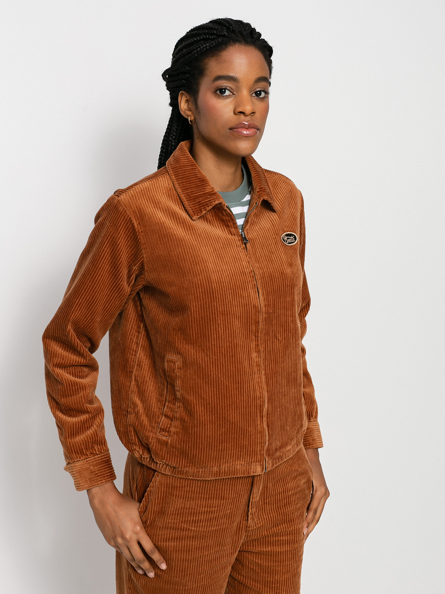 Brixton Utopia Jacket Wmn - brown (lion)