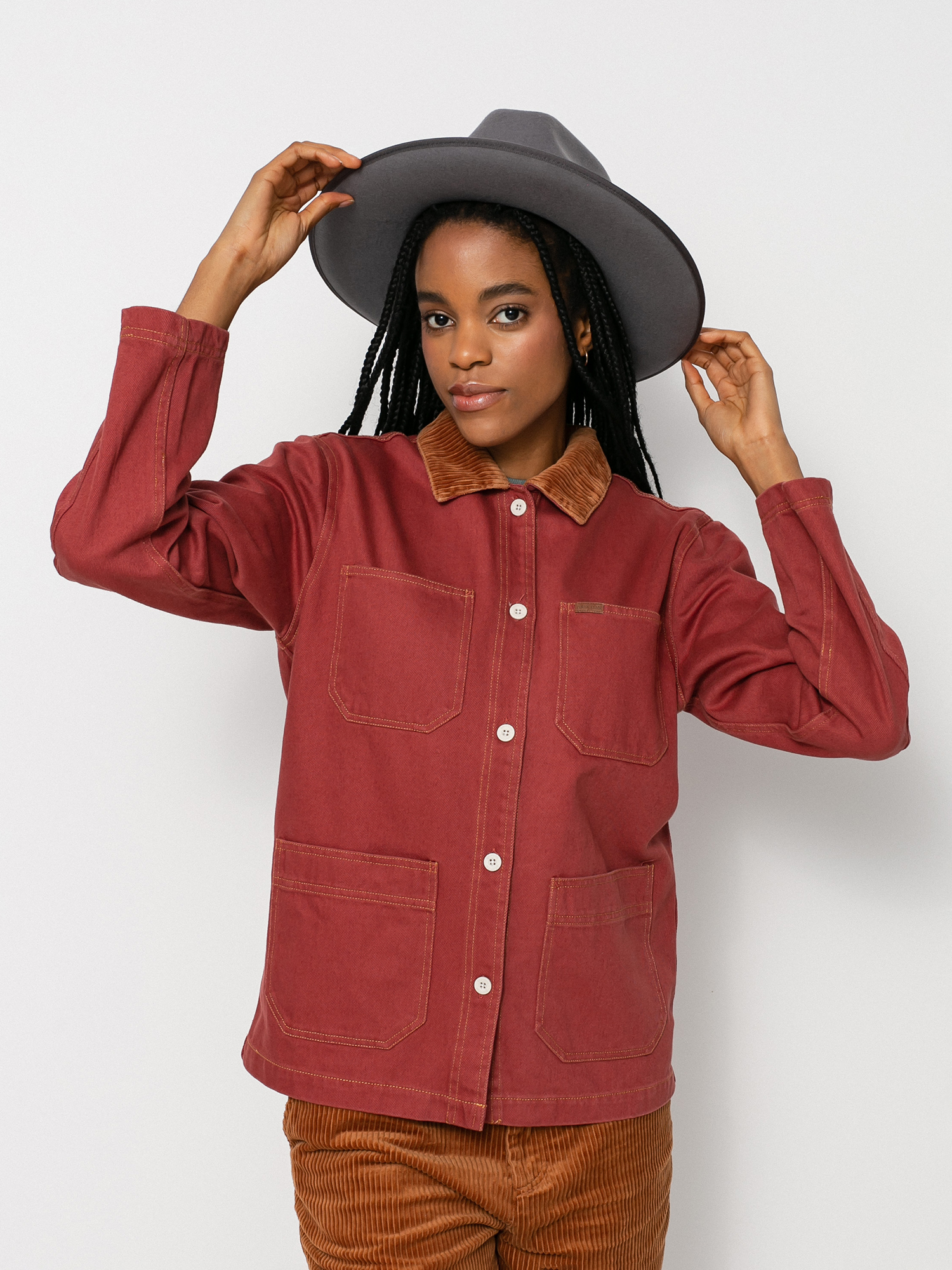 Brixton Survey Chore Coat Jacke Wmn (cowhide/lion)
