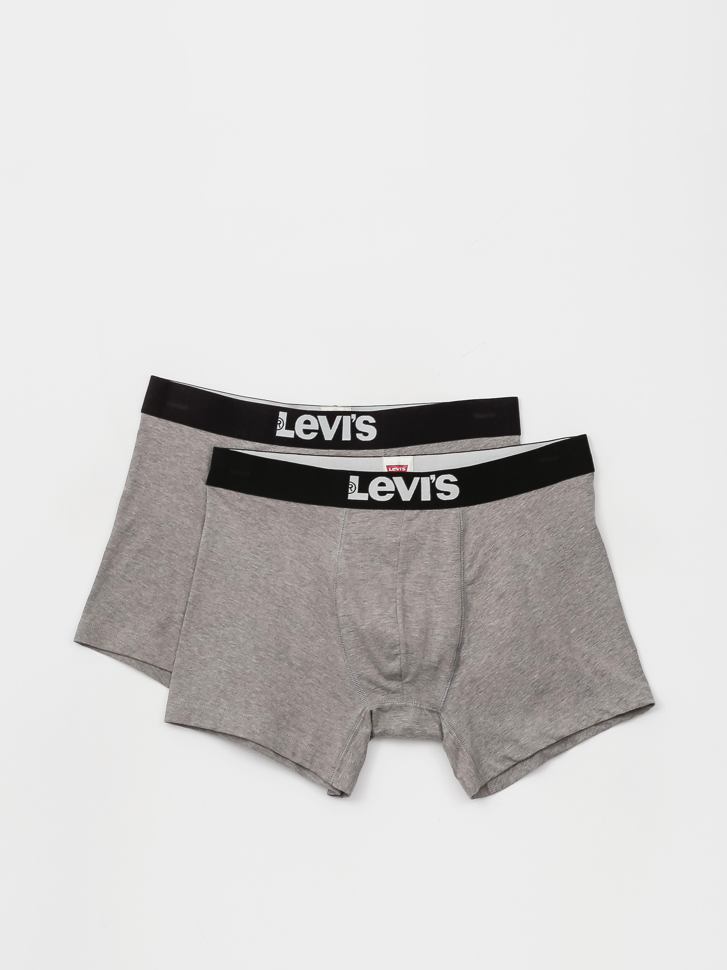 Levi's® Solid Basic Boxer Underwear (middle grey melange)