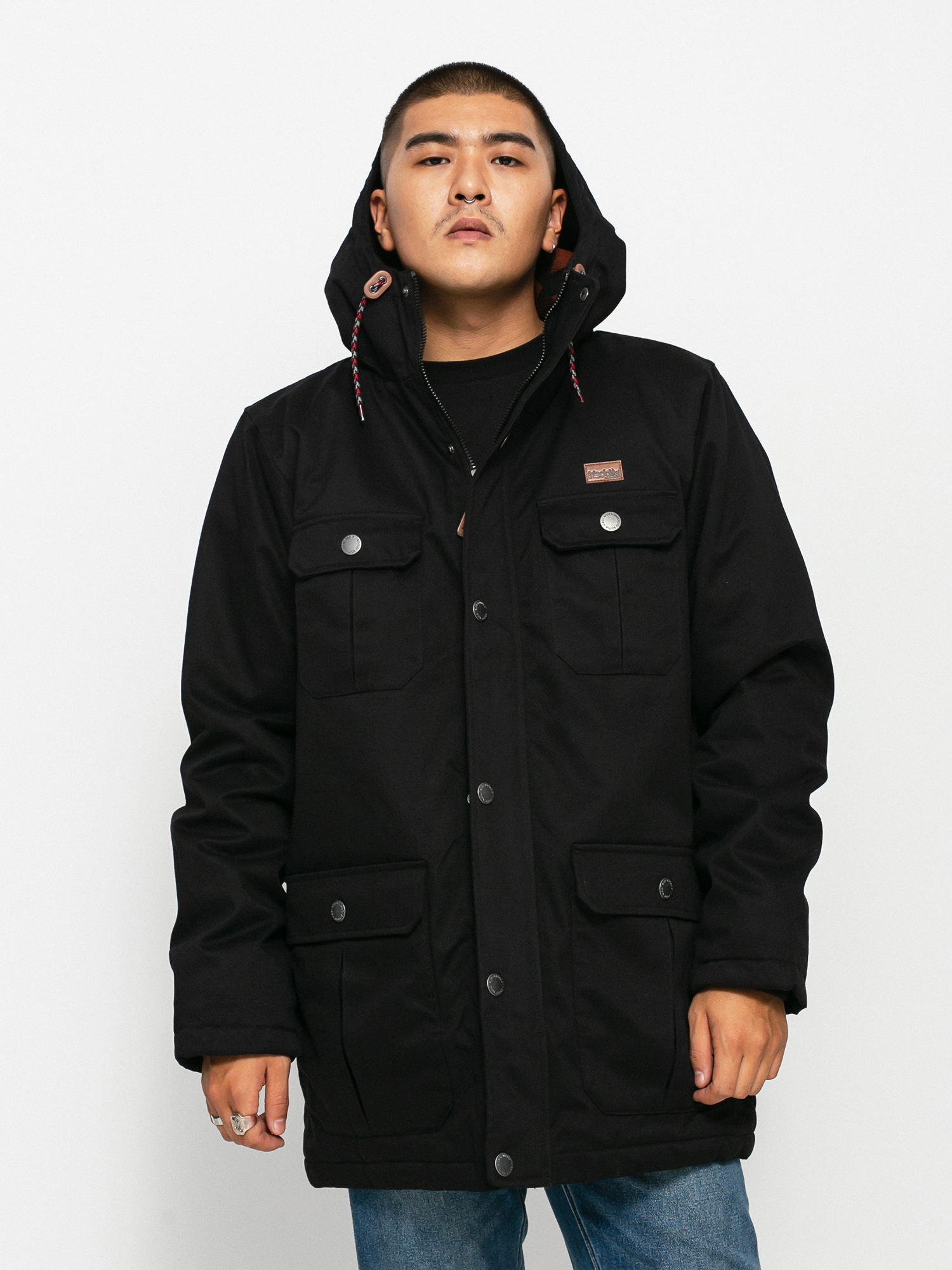 Iriedaily Wonderer Track Jacket Black White