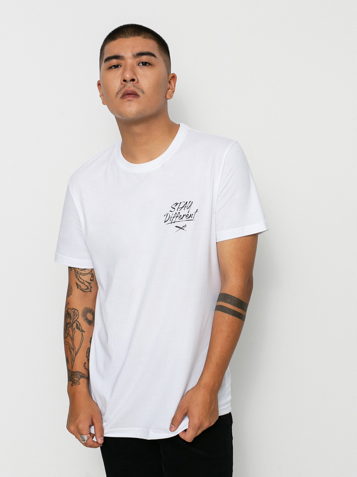 Iriedaily Bye Bye Cat T-shirt (white)