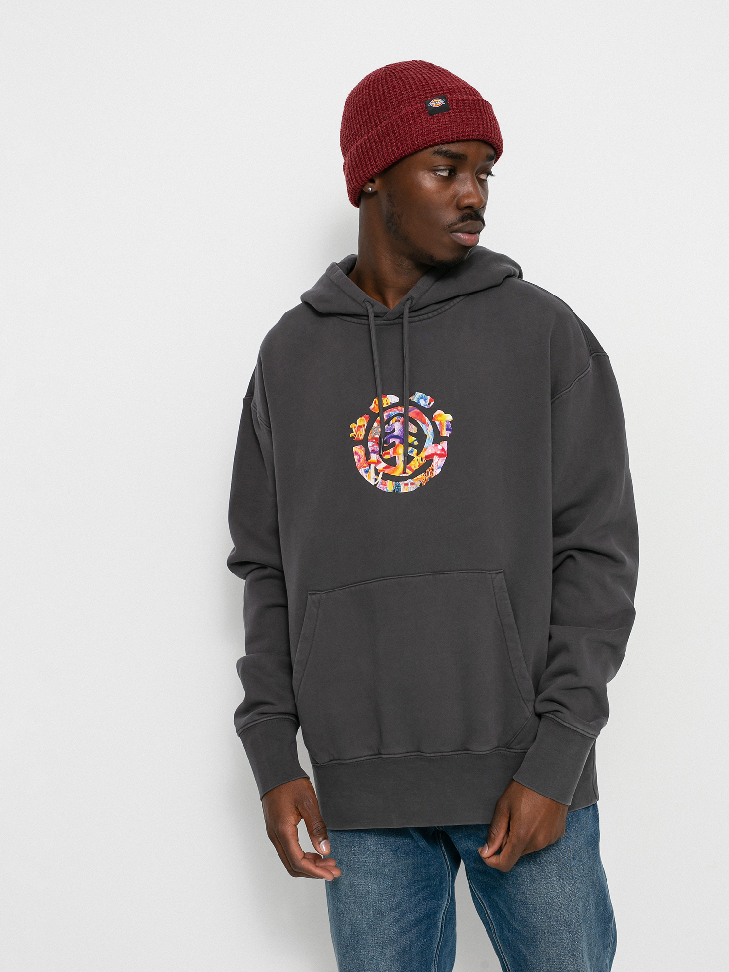 Element Shrooms Tree HD Hoodie (off black)