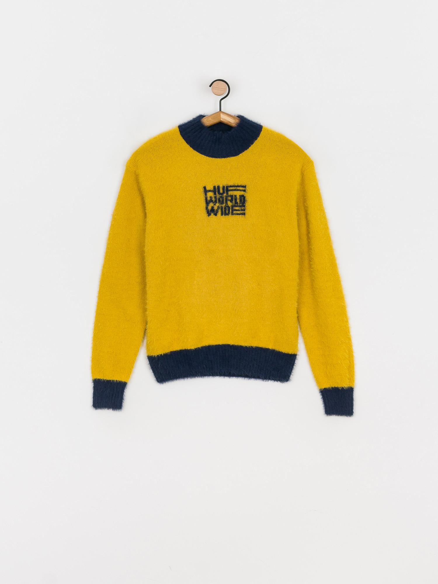 HUF Disorder Jacquard Sweater Wmn (gold)