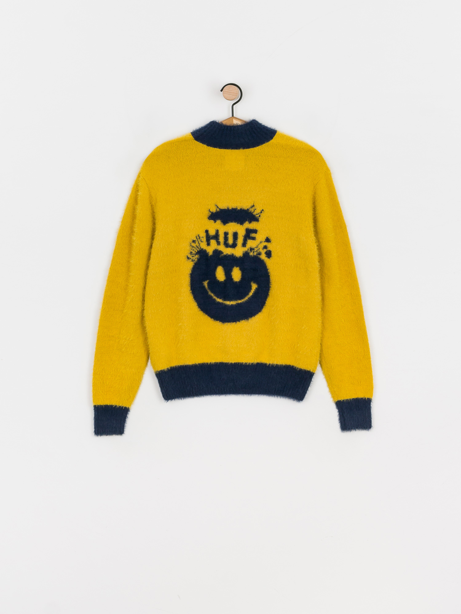 HUF Disorder Jacquard Sweater Wmn (gold)