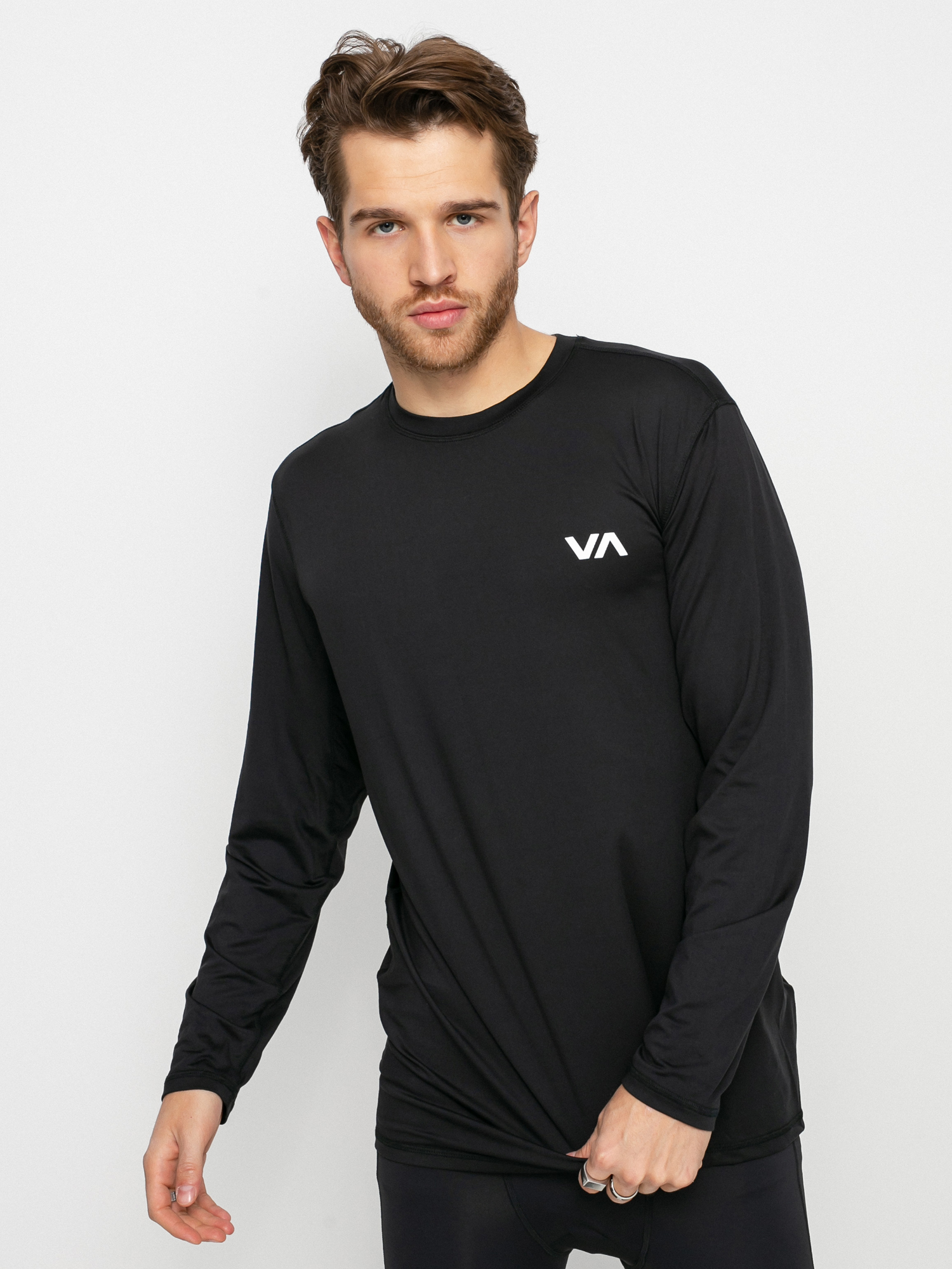 RVCA Sport Vent Lycra Longsleeve (black)