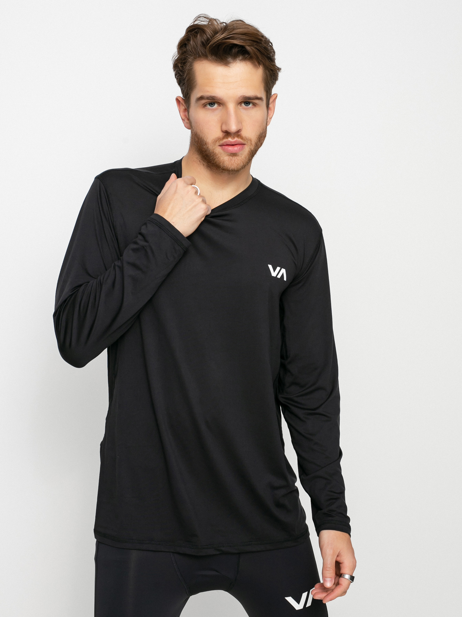 RVCA Sport Vent Lycra Longsleeve (black)
