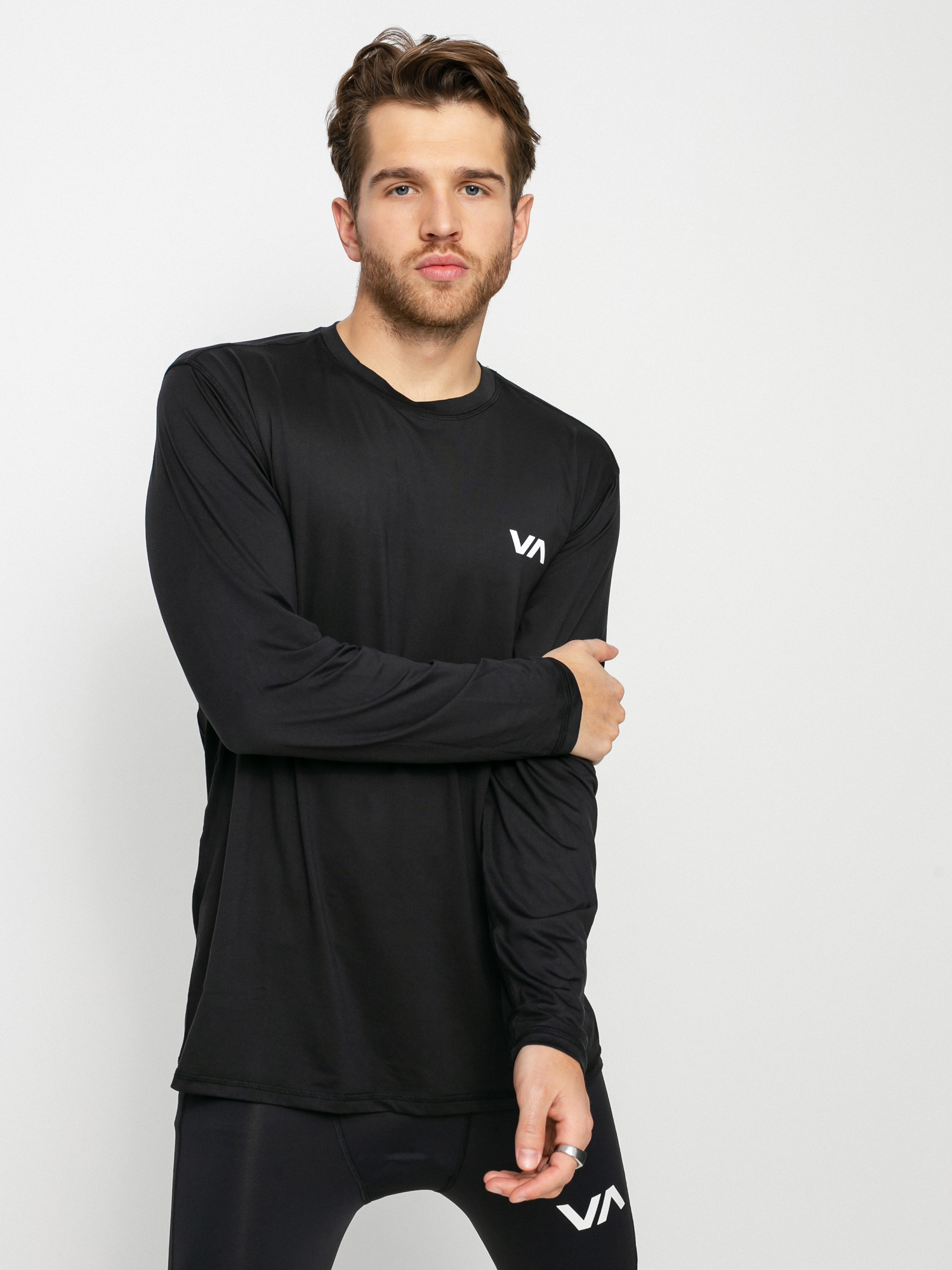 RVCA Sport Vent Lycra Longsleeve (black)