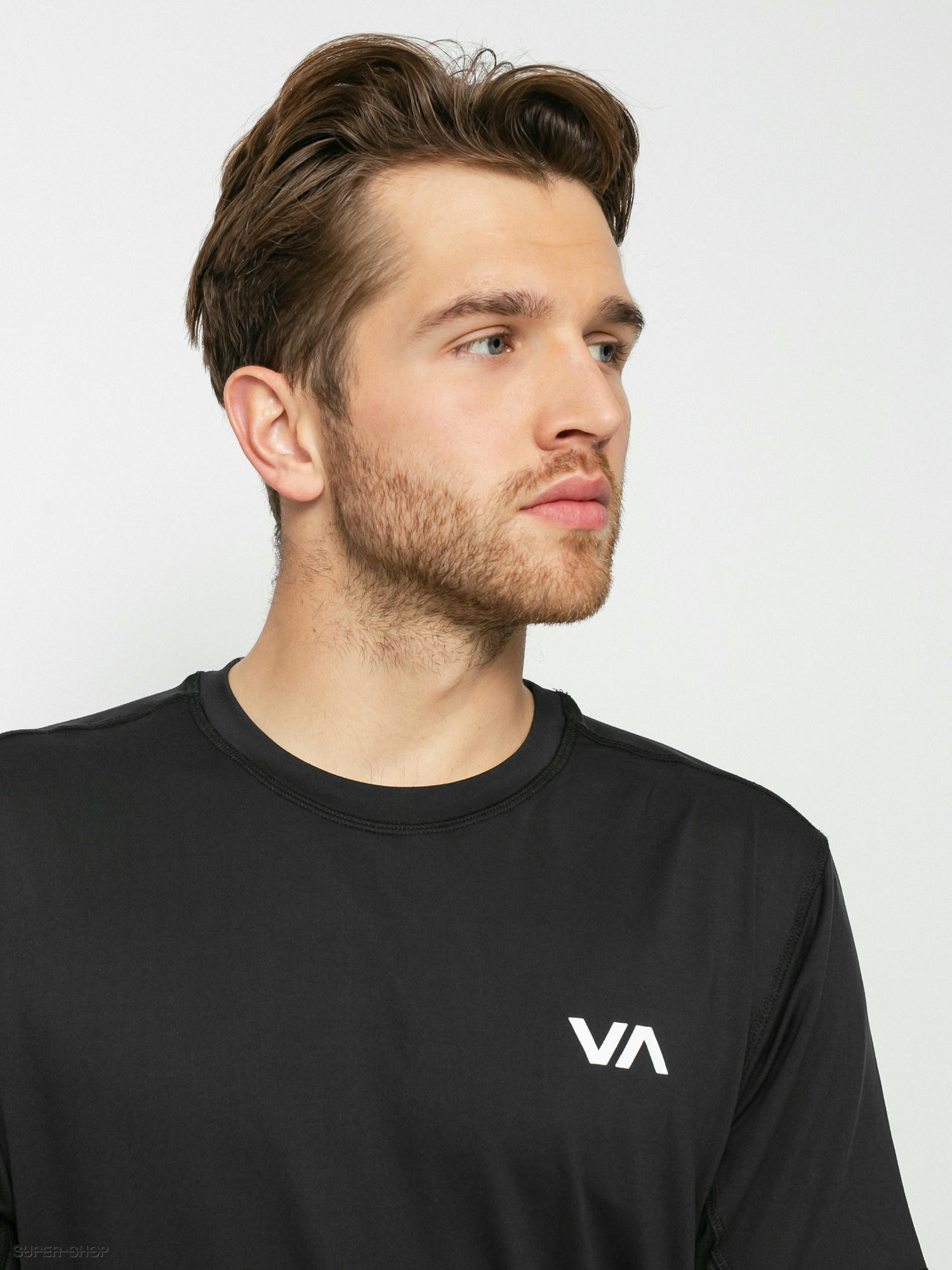 RVCA Sport Vent Lycra T-shirt (black)