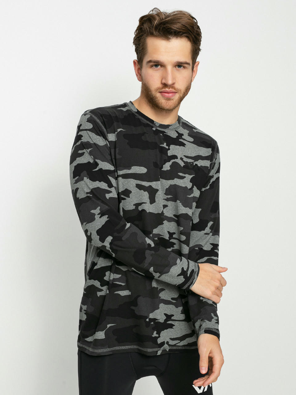 RVCA Sport Vent Lycra Longsleeve (camo ii)