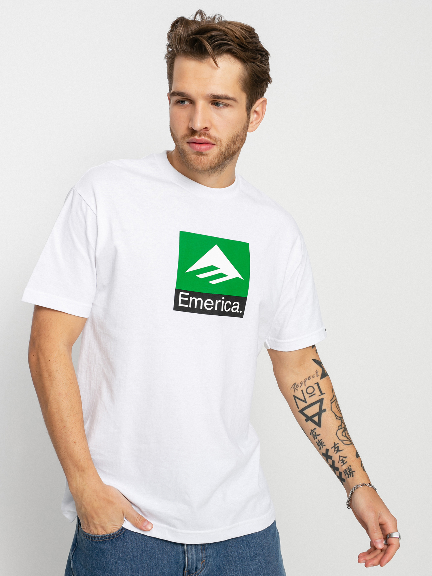 Emerica Classic Combo T-shirt (white)