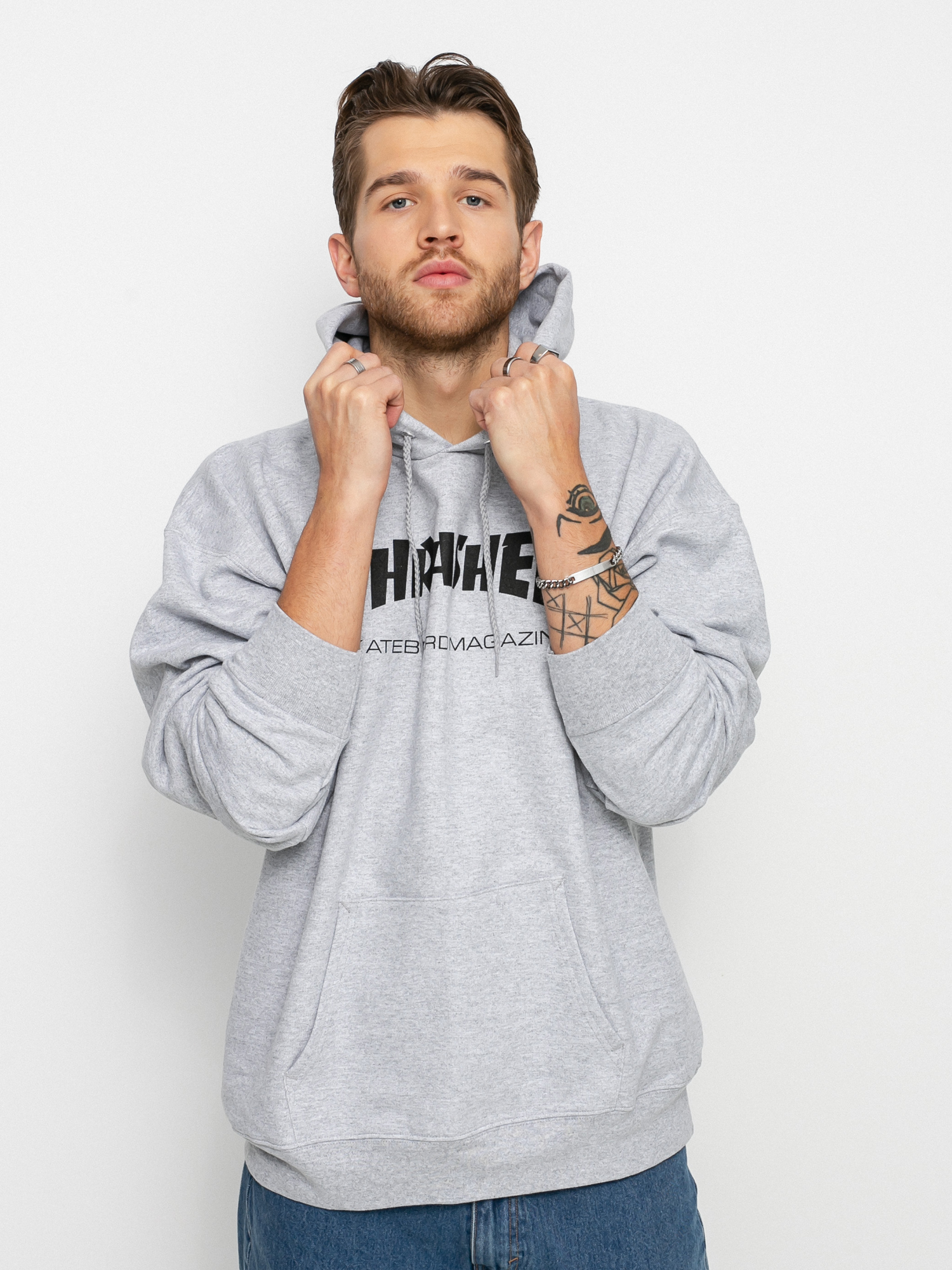 Thrasher Hoodie Skate Mag HD (grey)