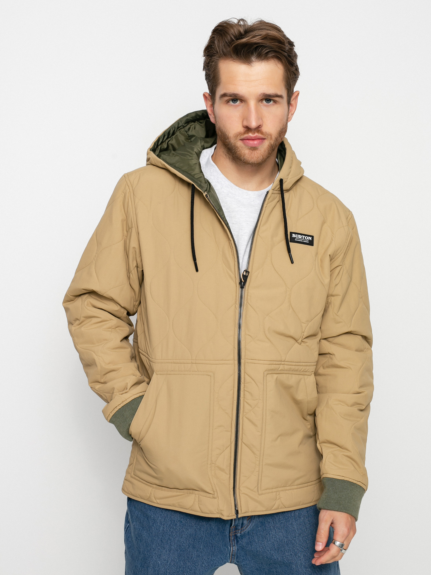 burton khaki jacket