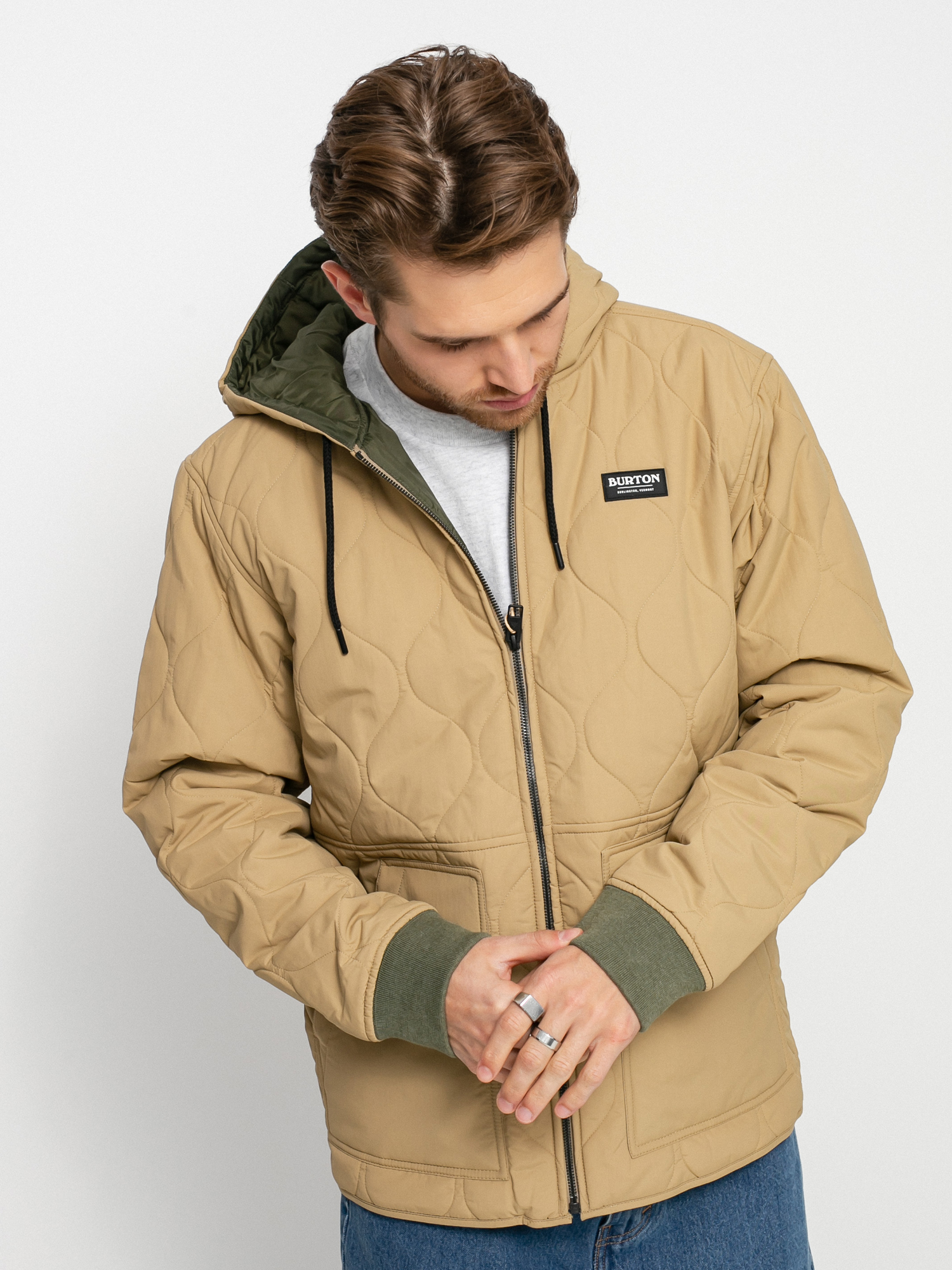 burton khaki jacket