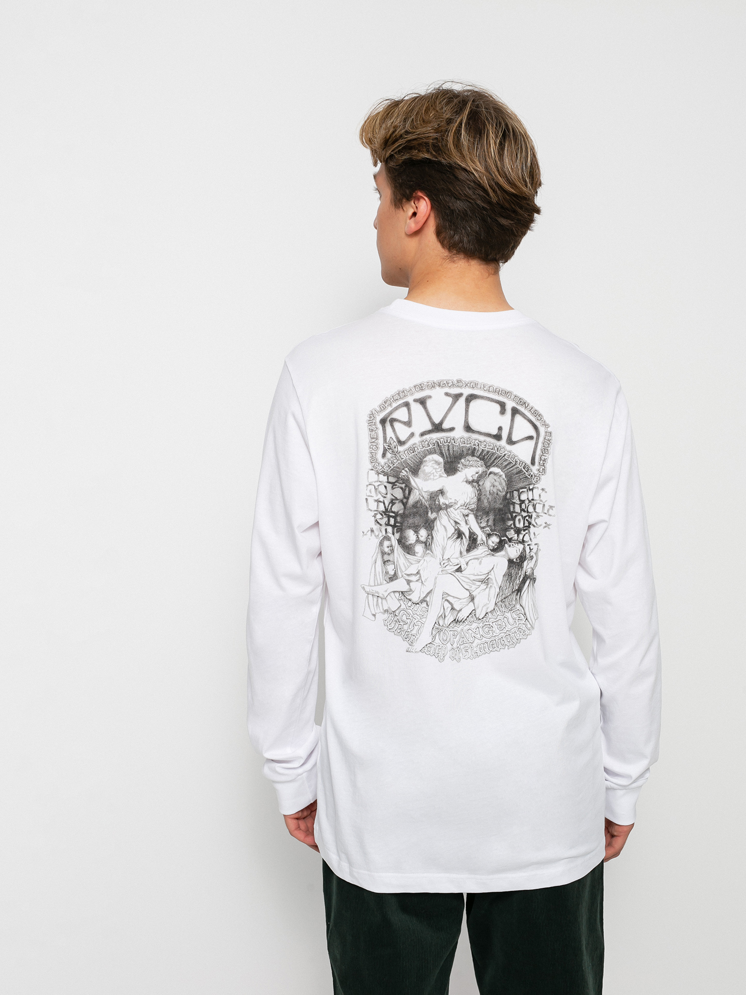 rvca long sleeve white