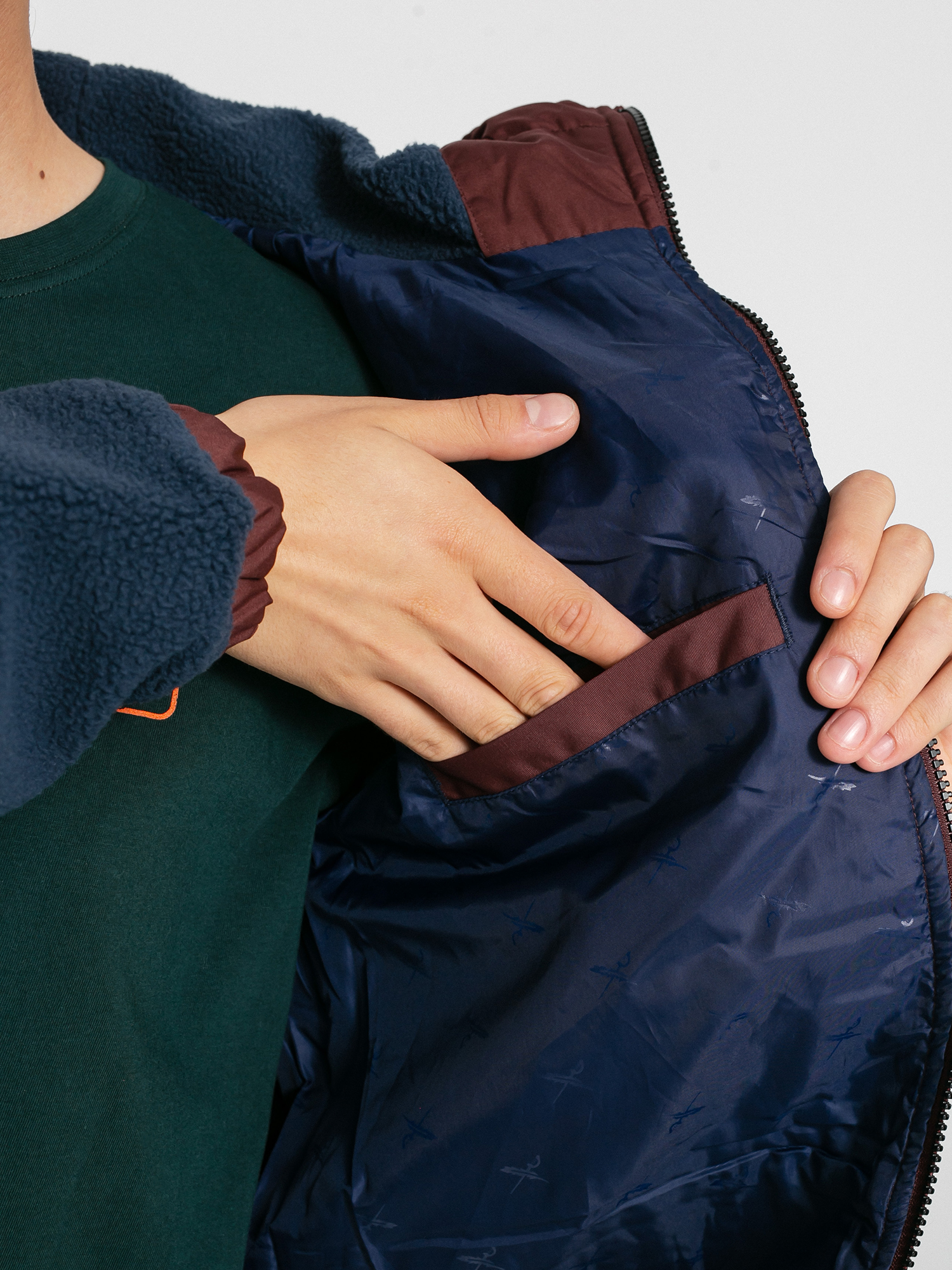 Iriedaily On Top Jacket (navy/red)