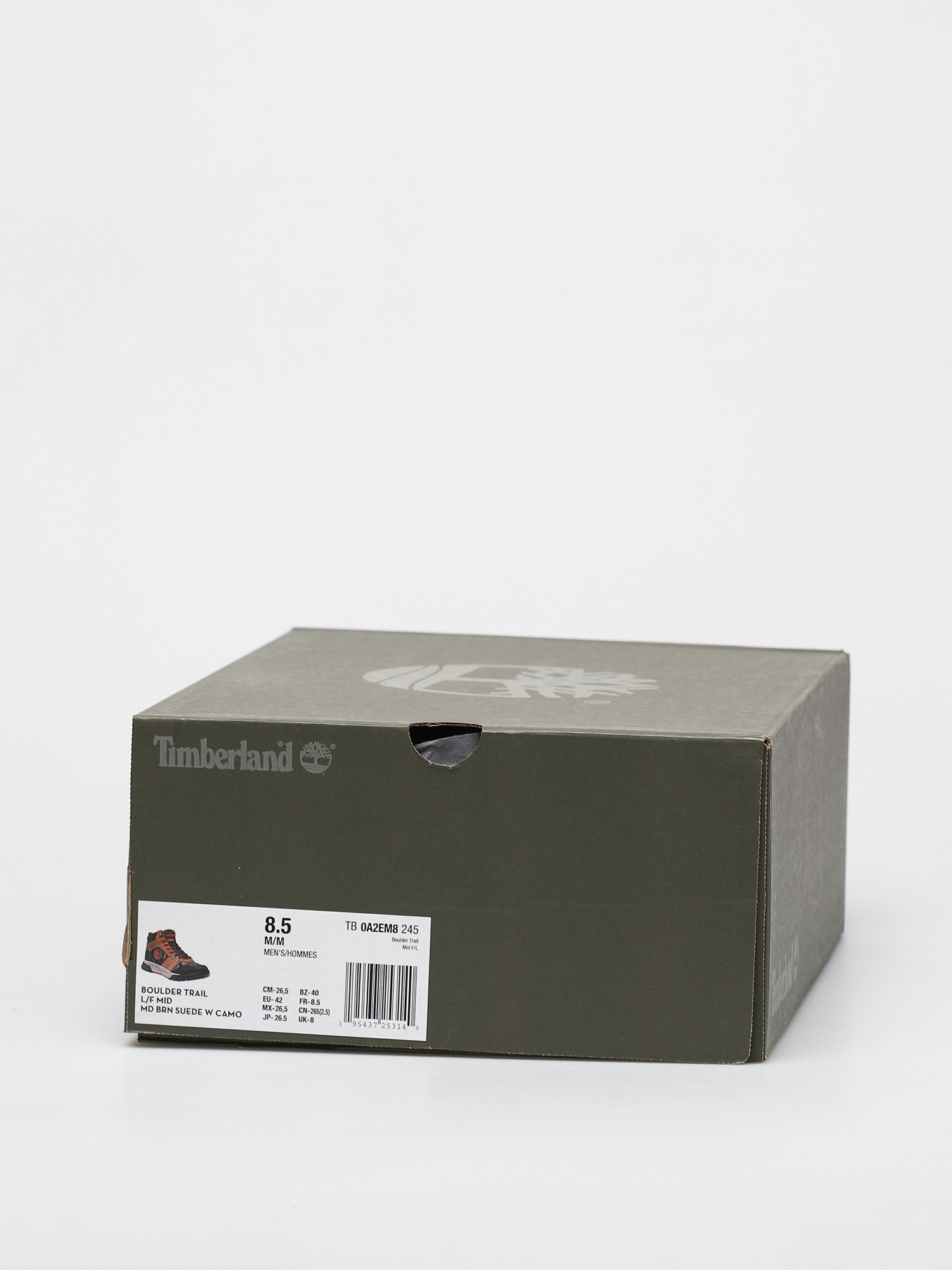 Timberland Boulder Trail Mid F/L Shoes (medium brown suede camo)
