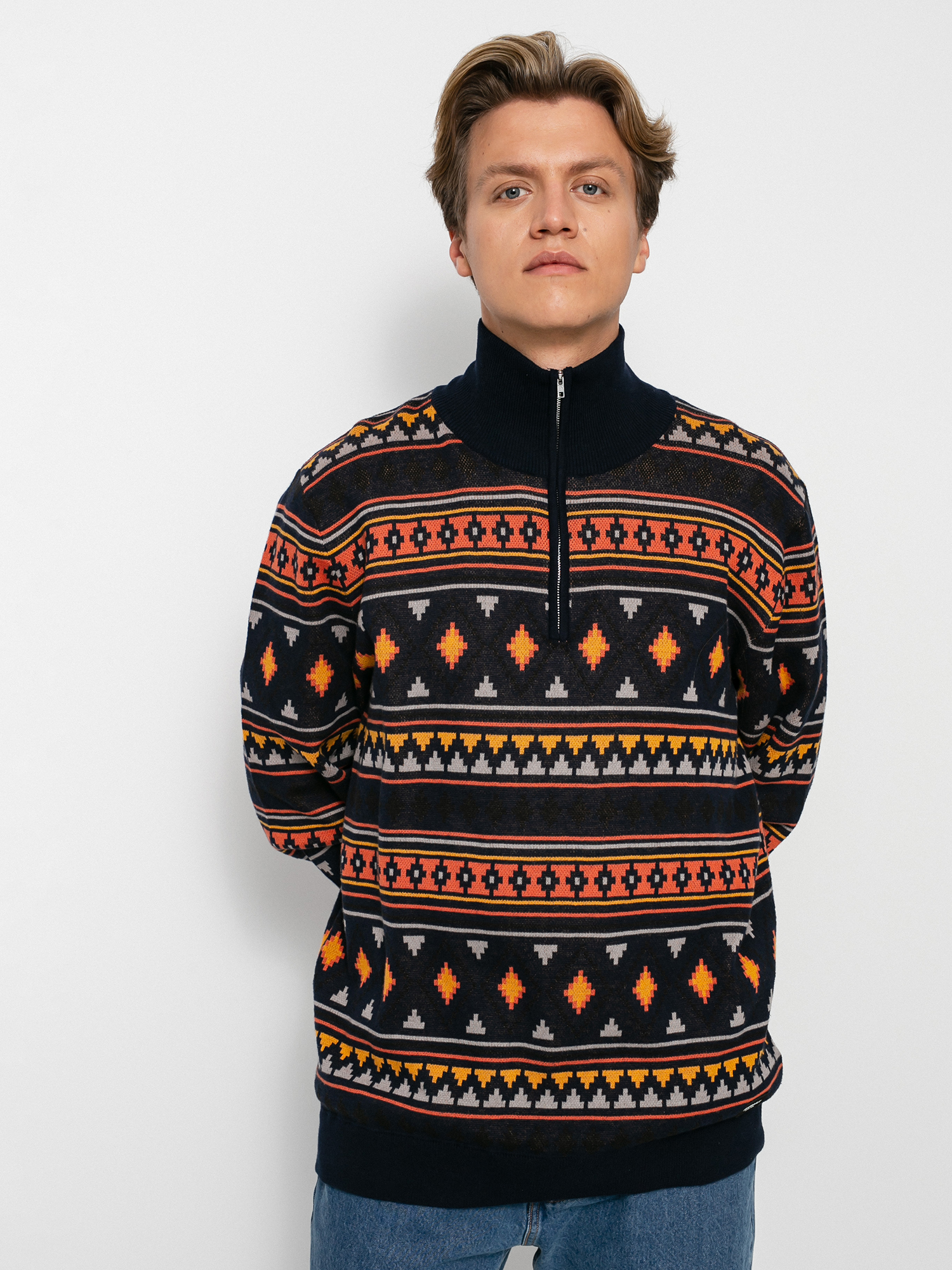 Iriedaily Soberia Troyer Sweater (navy 