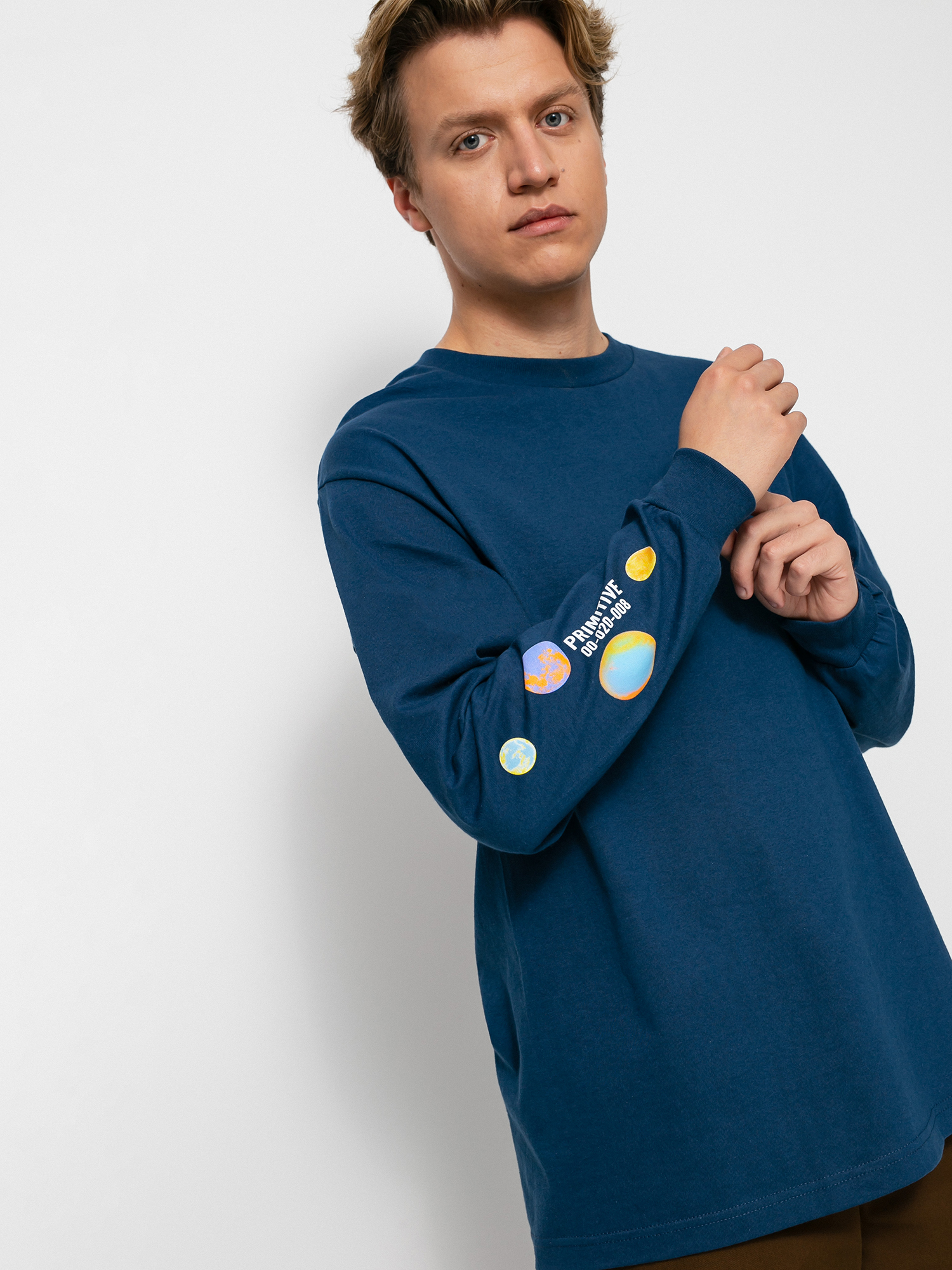 Primitive Contact Longsleeve (harbor blue)