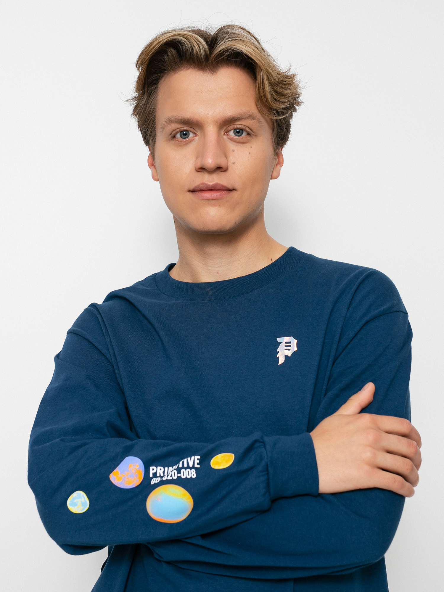 Primitive Contact Longsleeve (harbor blue)