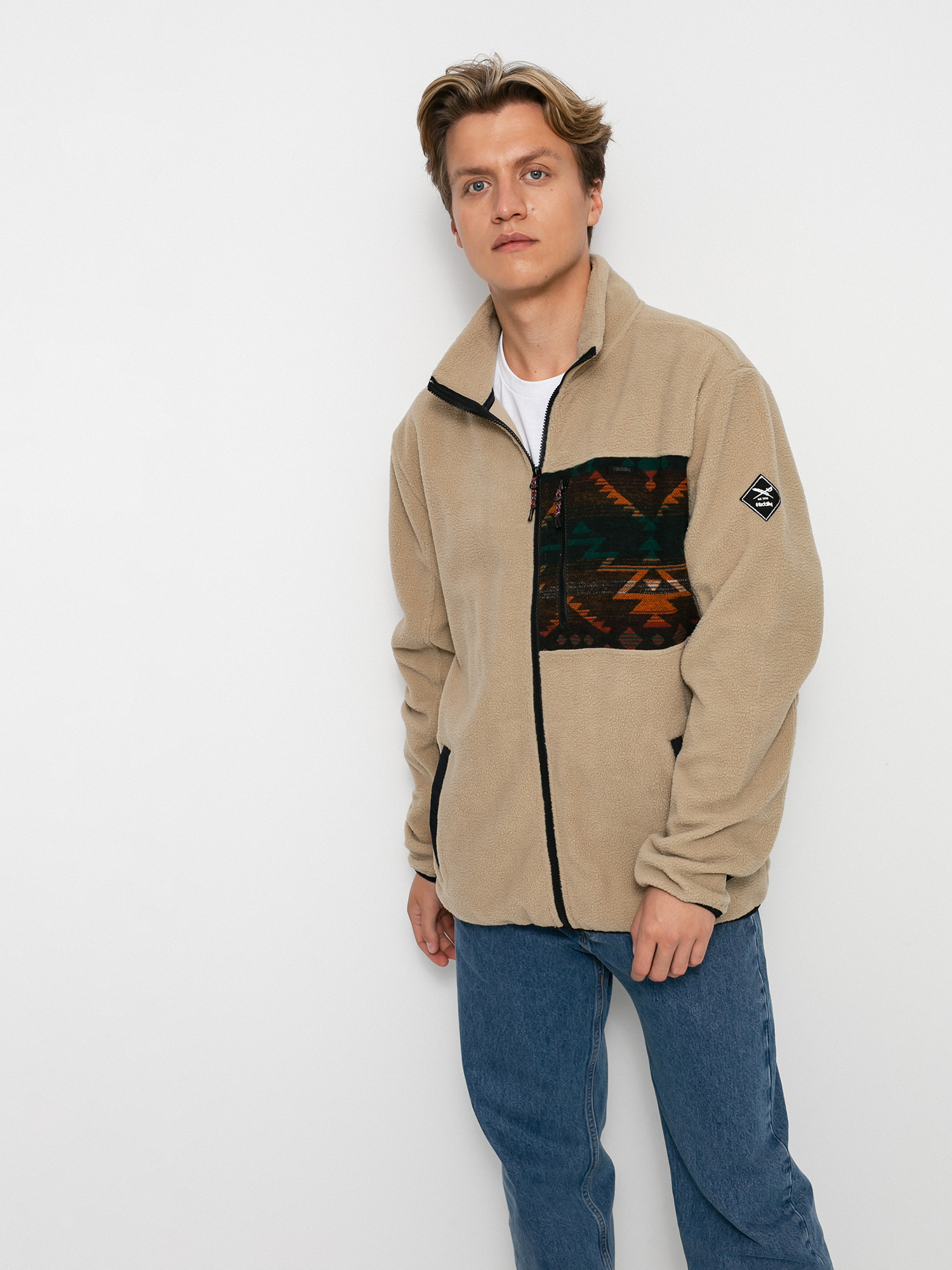 Mens Iriedaily Wonderer Track Jacket (khaki)