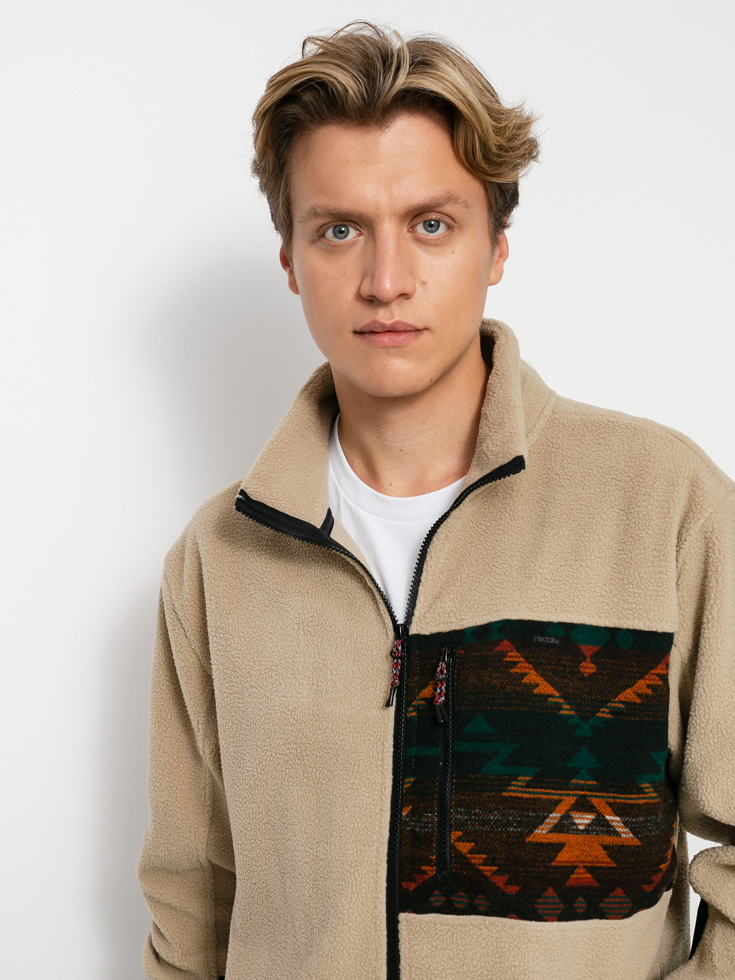 Mens Iriedaily Wonderer Track Jacket (khaki)