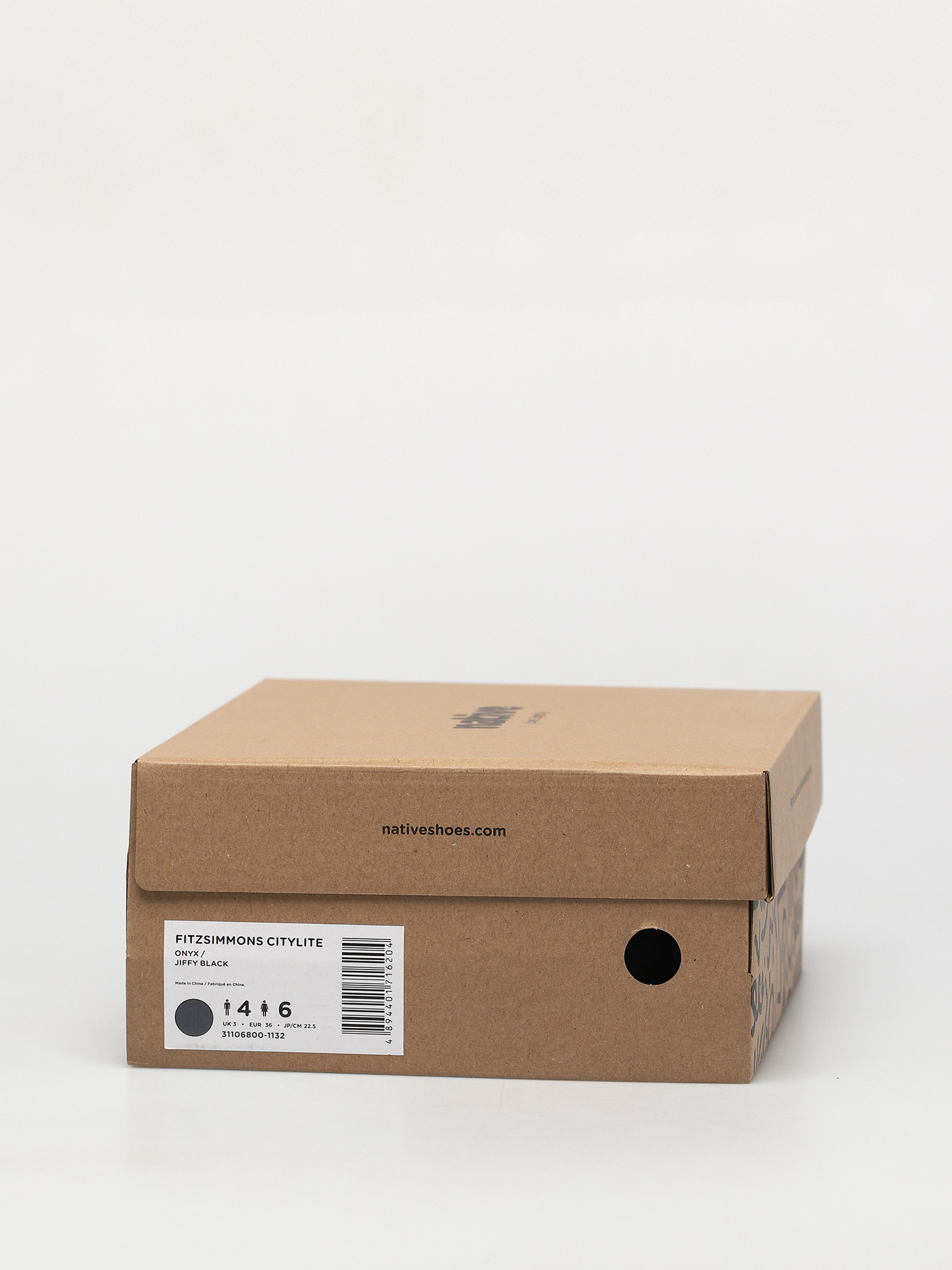 Native zimowe Fitzsimmons Citylite Shoes (onyx black/jiffy black/jiffy liner)