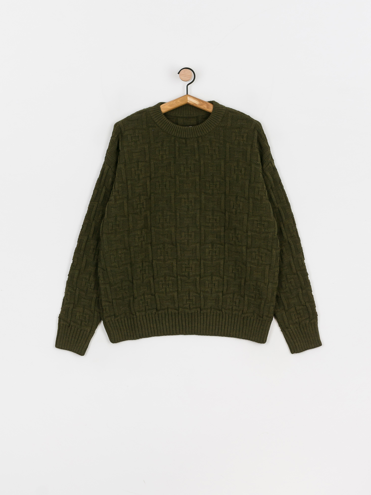 Polar Skate Square Sweater army green