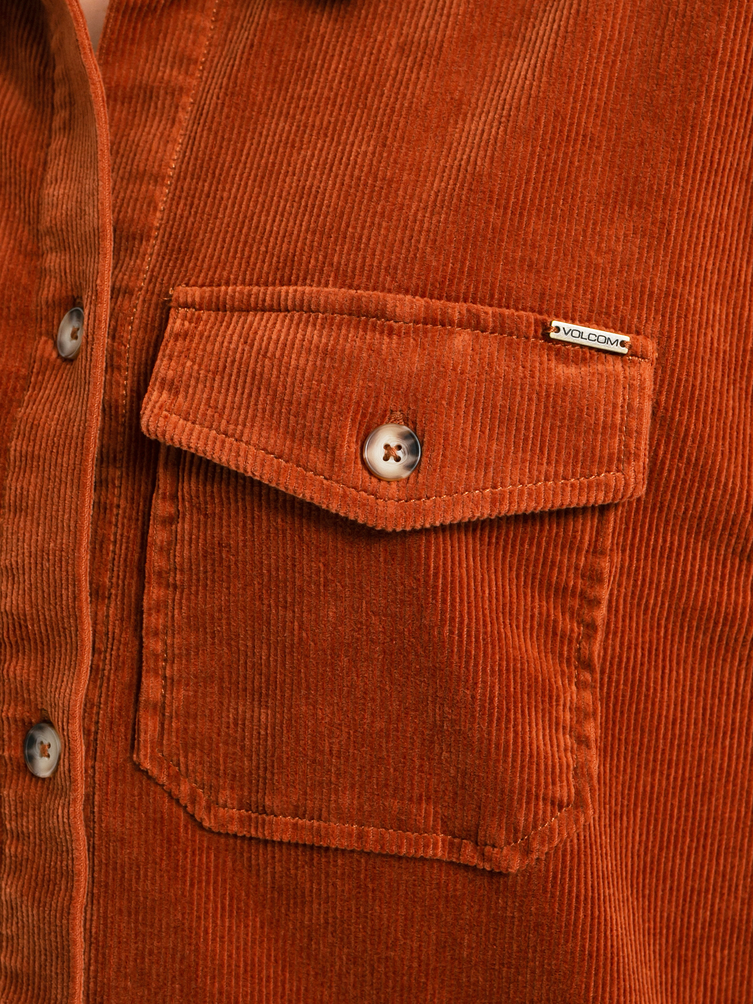 Volcom Sha Lala Shacket Hemd Wmn (mocha)