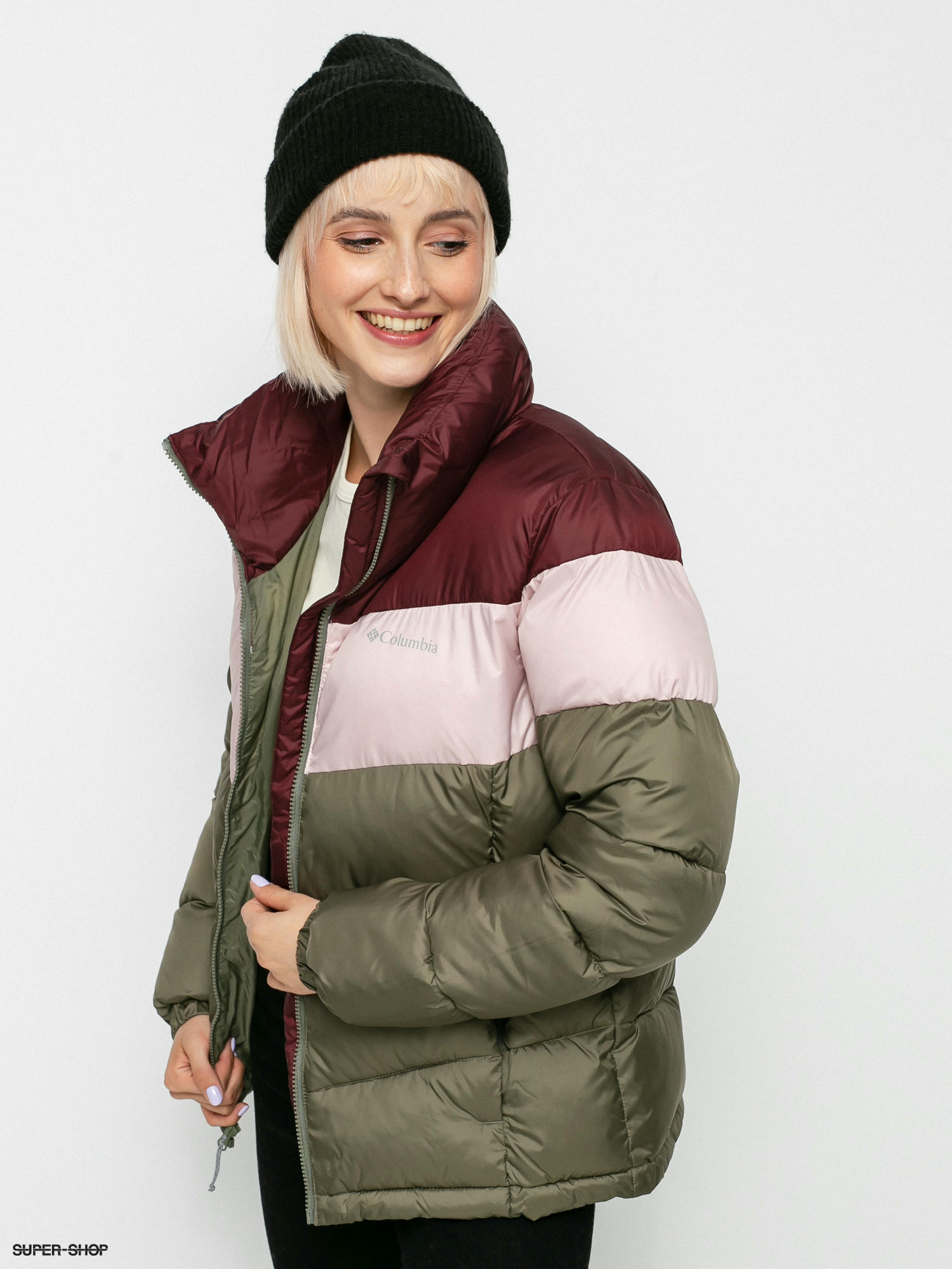 columbia puffer jacket green