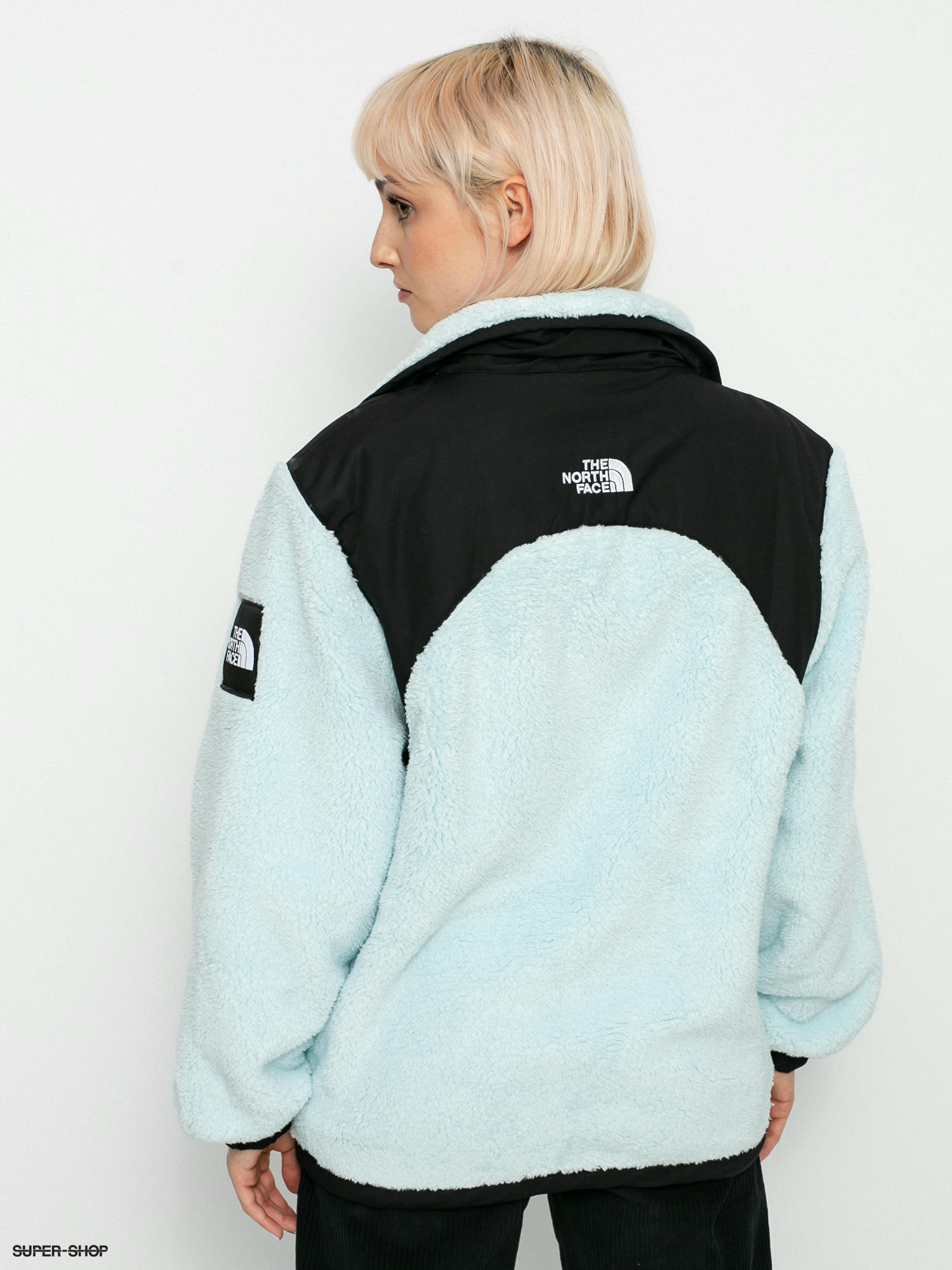 the north face white sherpa